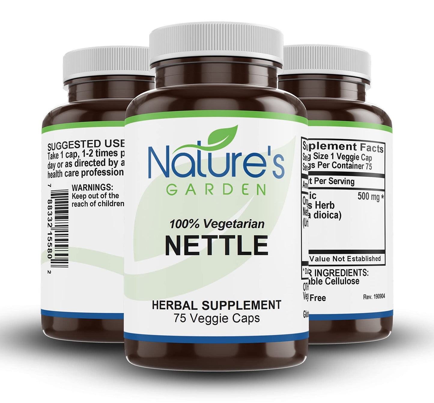 NATURE'S GARDEN ESSENTIALS Nettles Capsules 1 Count