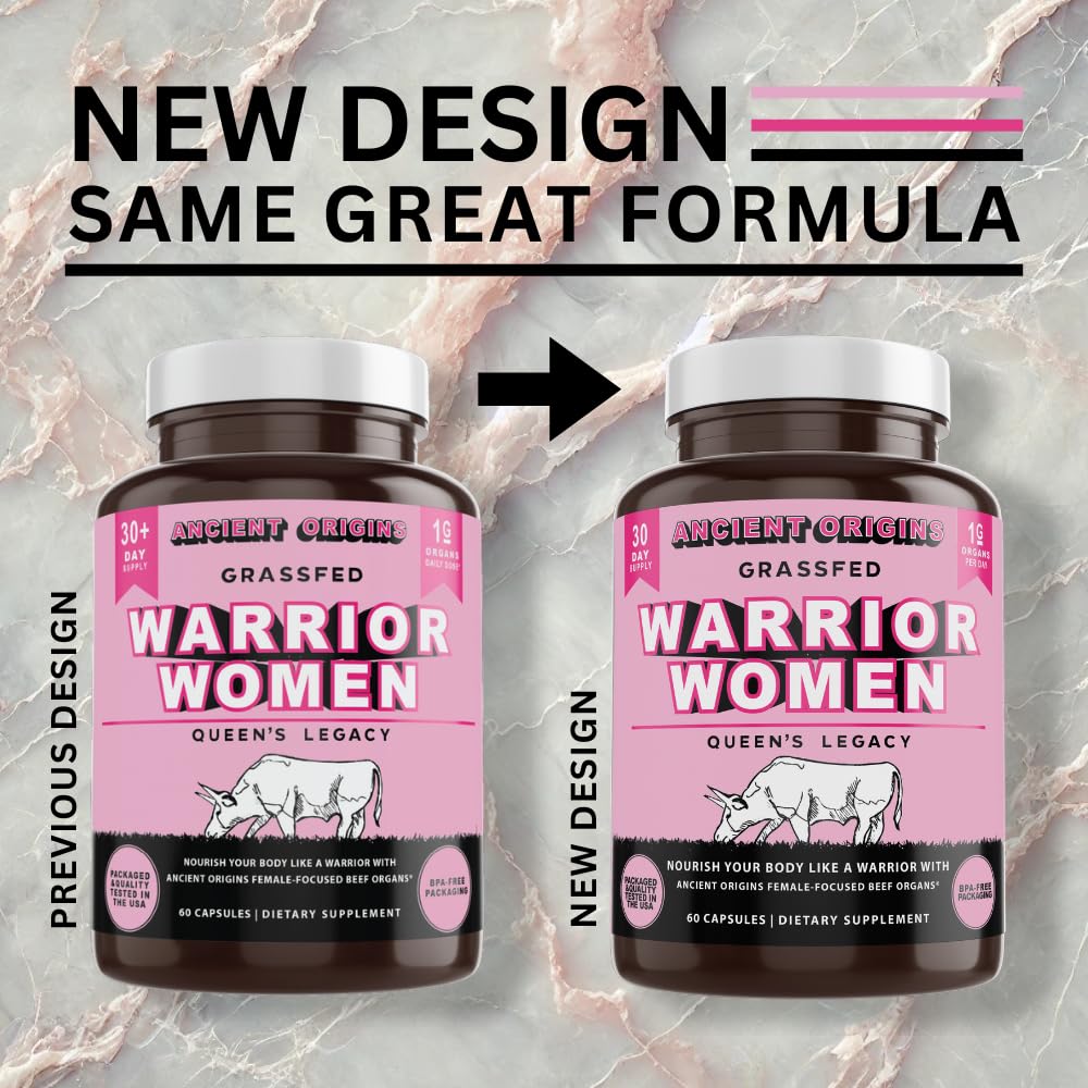Ancient Origins Women’s Beef Organ Complex Capsule, 60 Count