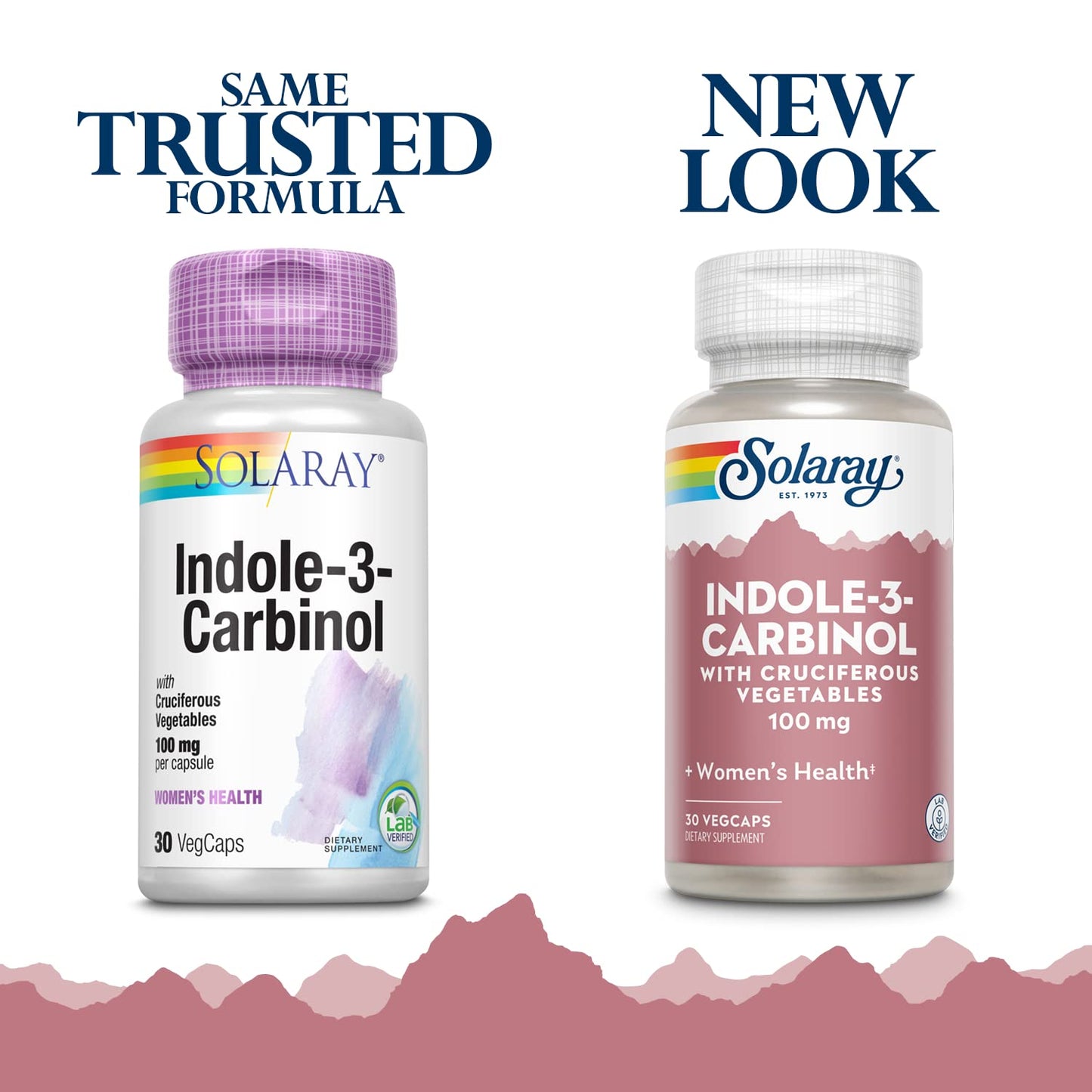 SOLARAY Indole-3-Carbinol 100mg Capsule, 30 Count