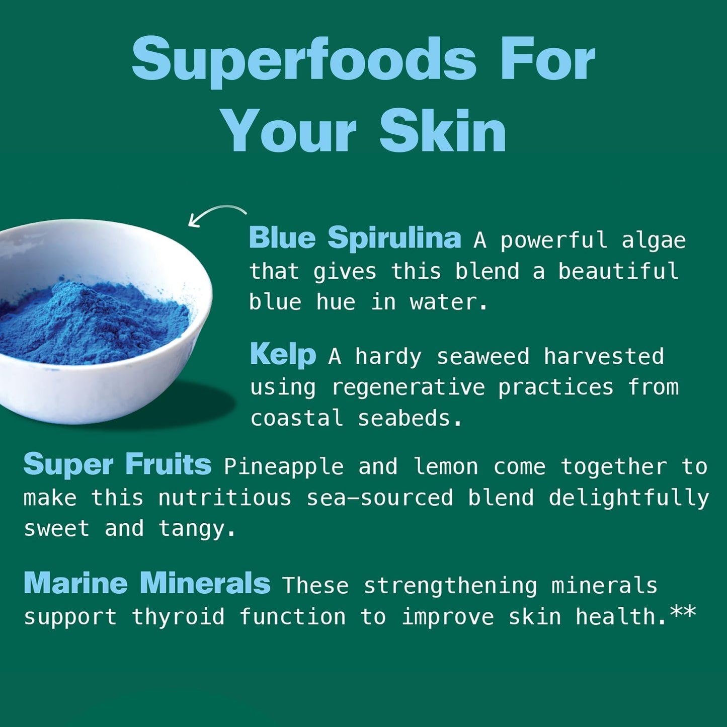 Kuli Kuli Marine Glow Blend Superfood Powder, 6 Count
