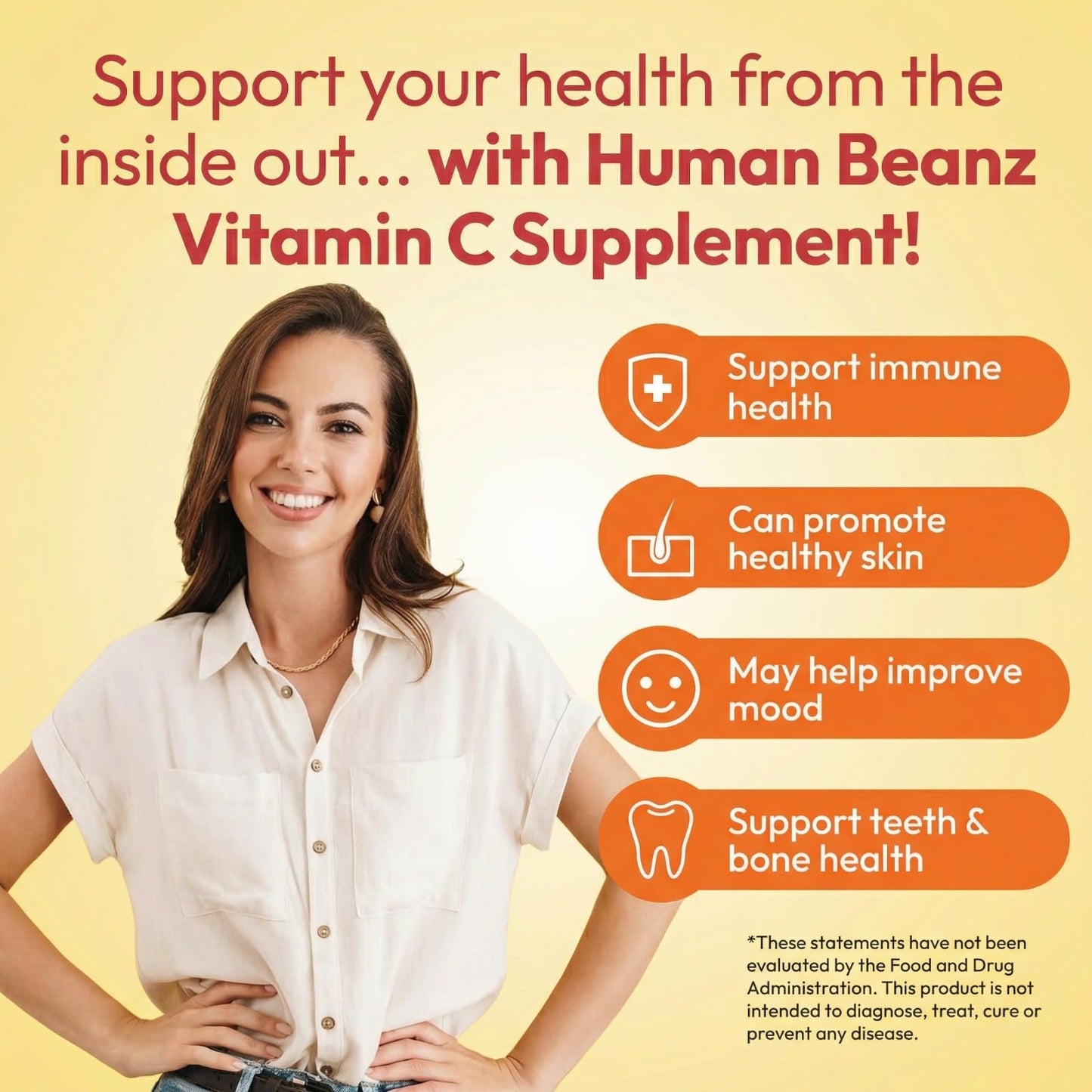 Human Beanz Vitamin C Jelly Bean Gummies Gummy 120