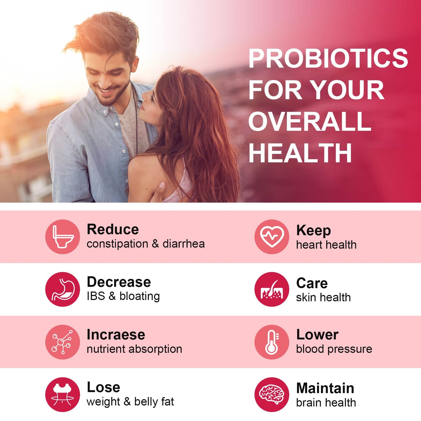 CANLIST Women's Probiotic Powder 40 Packets