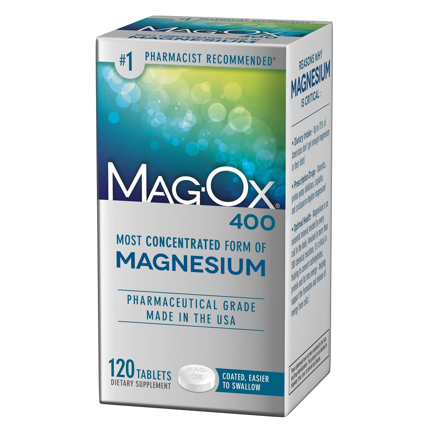 Mag-Ox 400 Magnesium Supplement Tablet, 120 Tablets