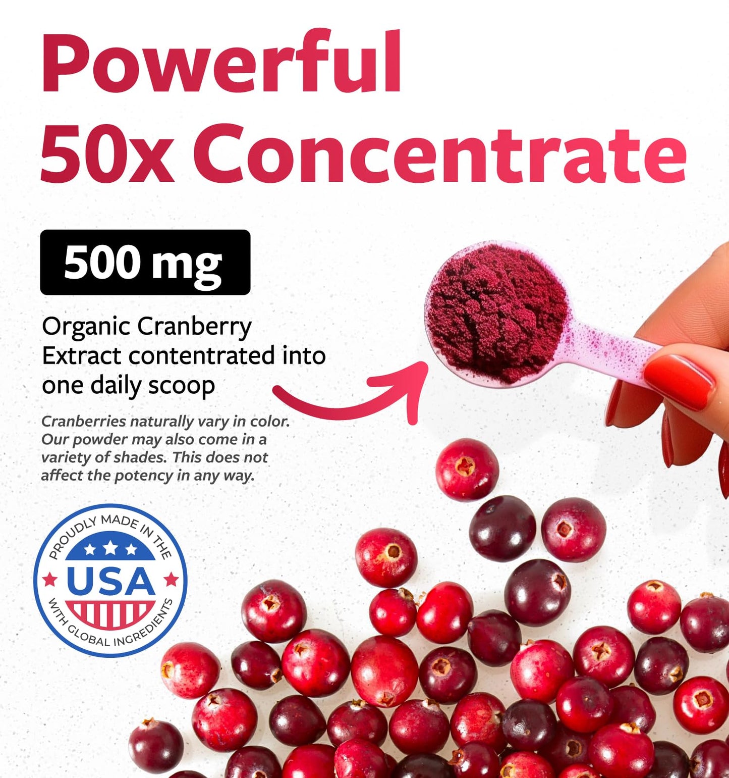 PURE CO Organic Cranberry Powder 3.53 oz