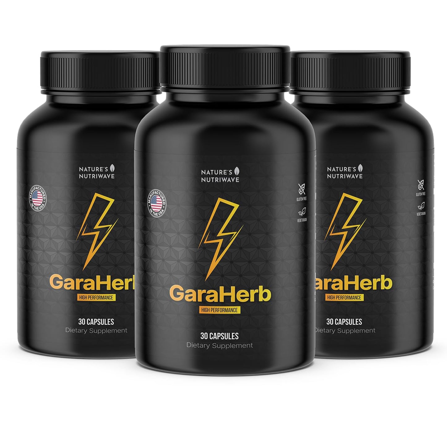 Nature’s NutriWave Garaherb L-Citrulline, Maca & Pine Bark Capsules 90