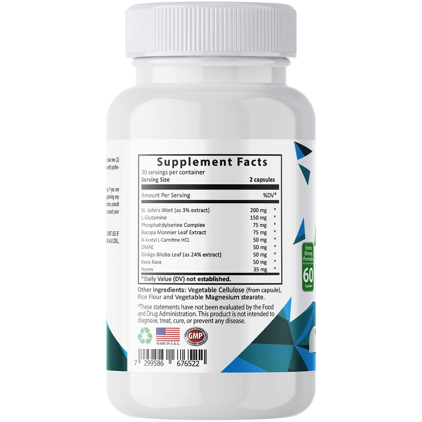 Sundhed Natural Limitless Brain Boost Capsule, 60 Capsules