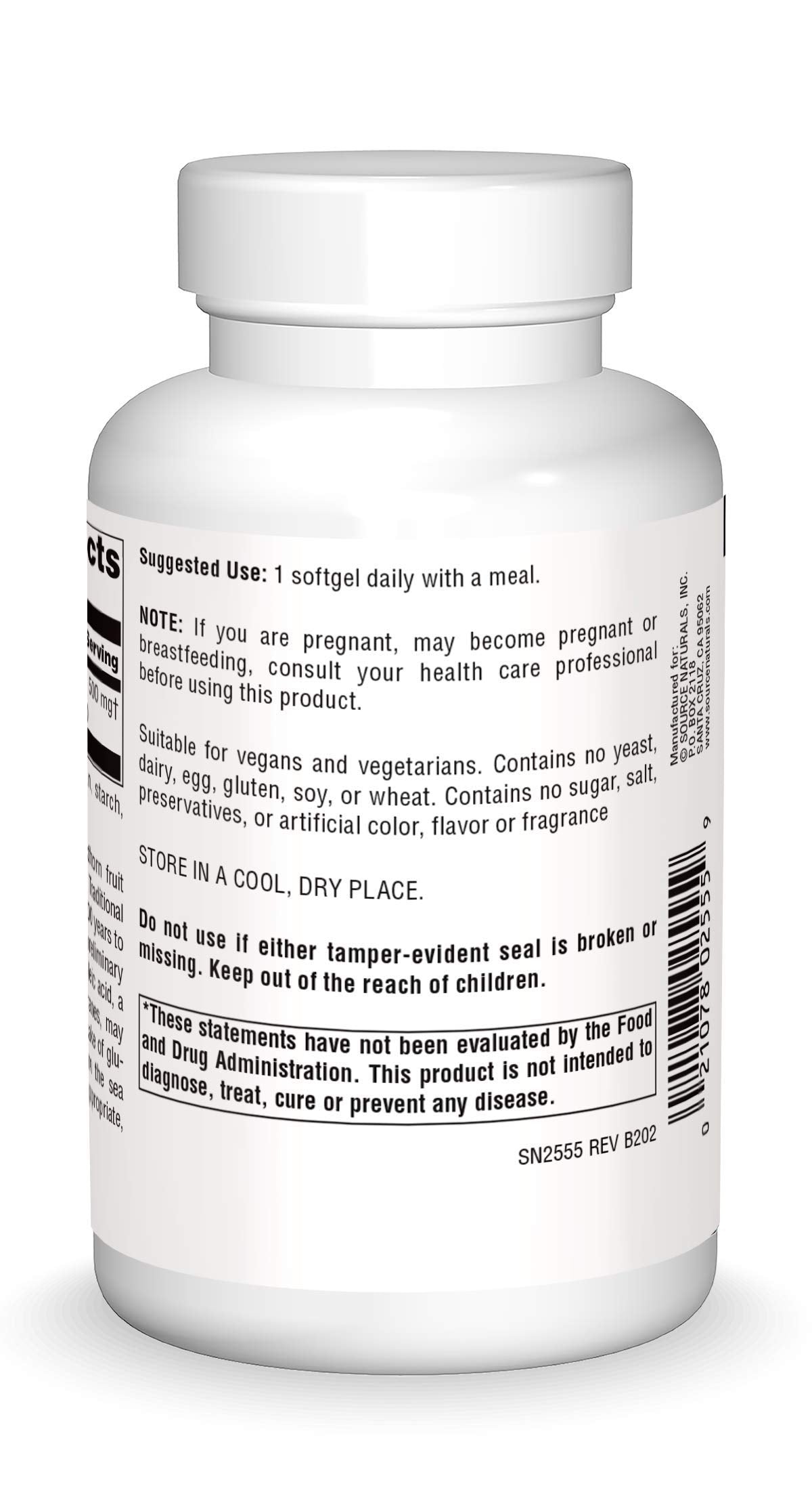 Source Naturals Omega-7 Vegan Softgels, 120 Count