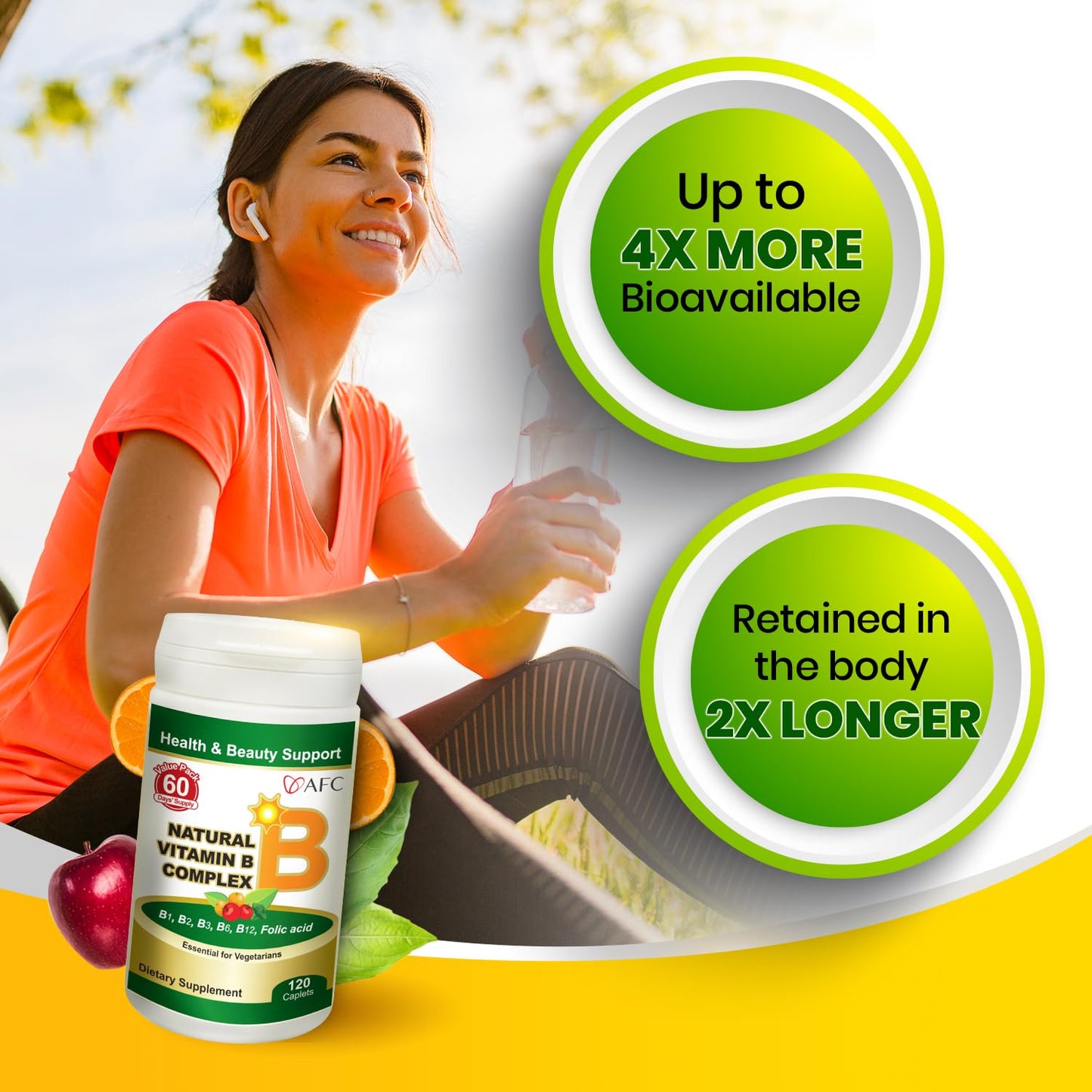 AFC Vitamin B Complex Caplets 120
