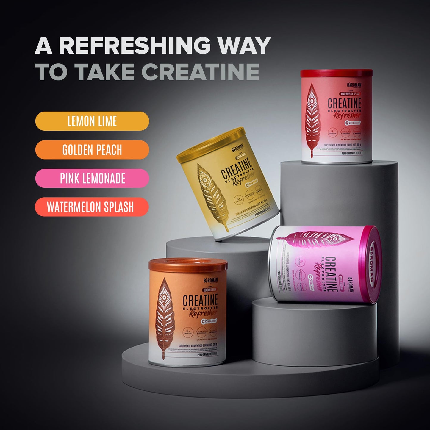 BIRDMAN Creatine Refresher Powder 10.5 oz