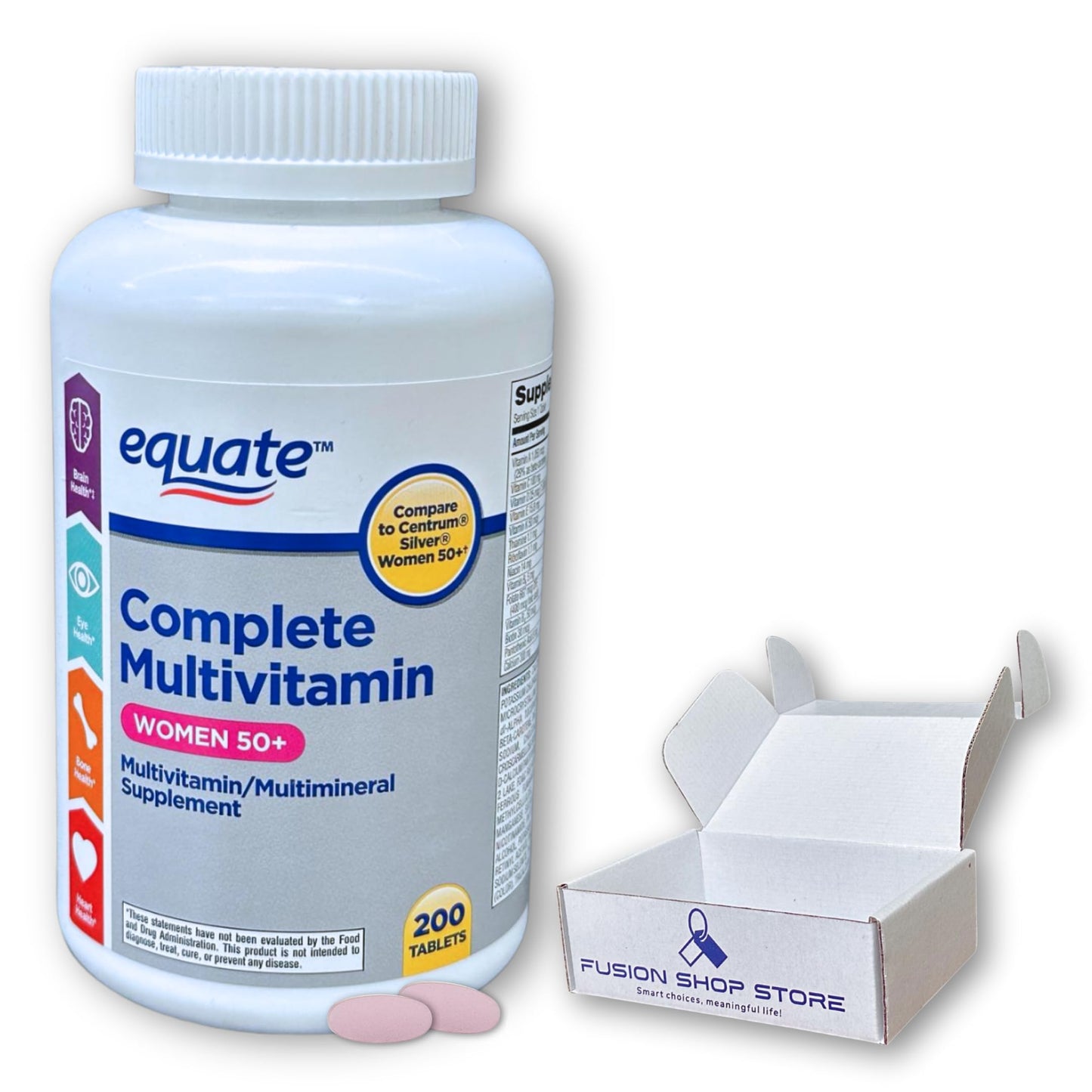 Fusion Shop Store One Daily Multivitamin Multimineral for Women Tablet 200 Count
