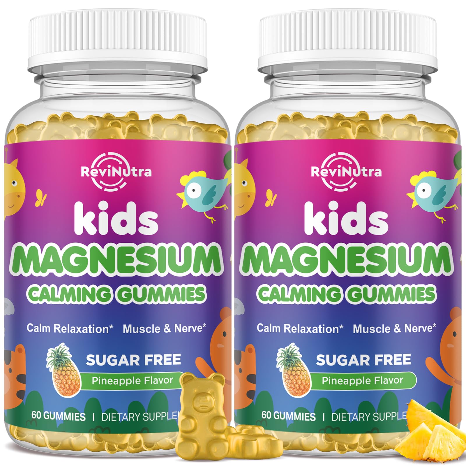 ReviNutra Magnesium Glycinate Gummies, 120 Gummies