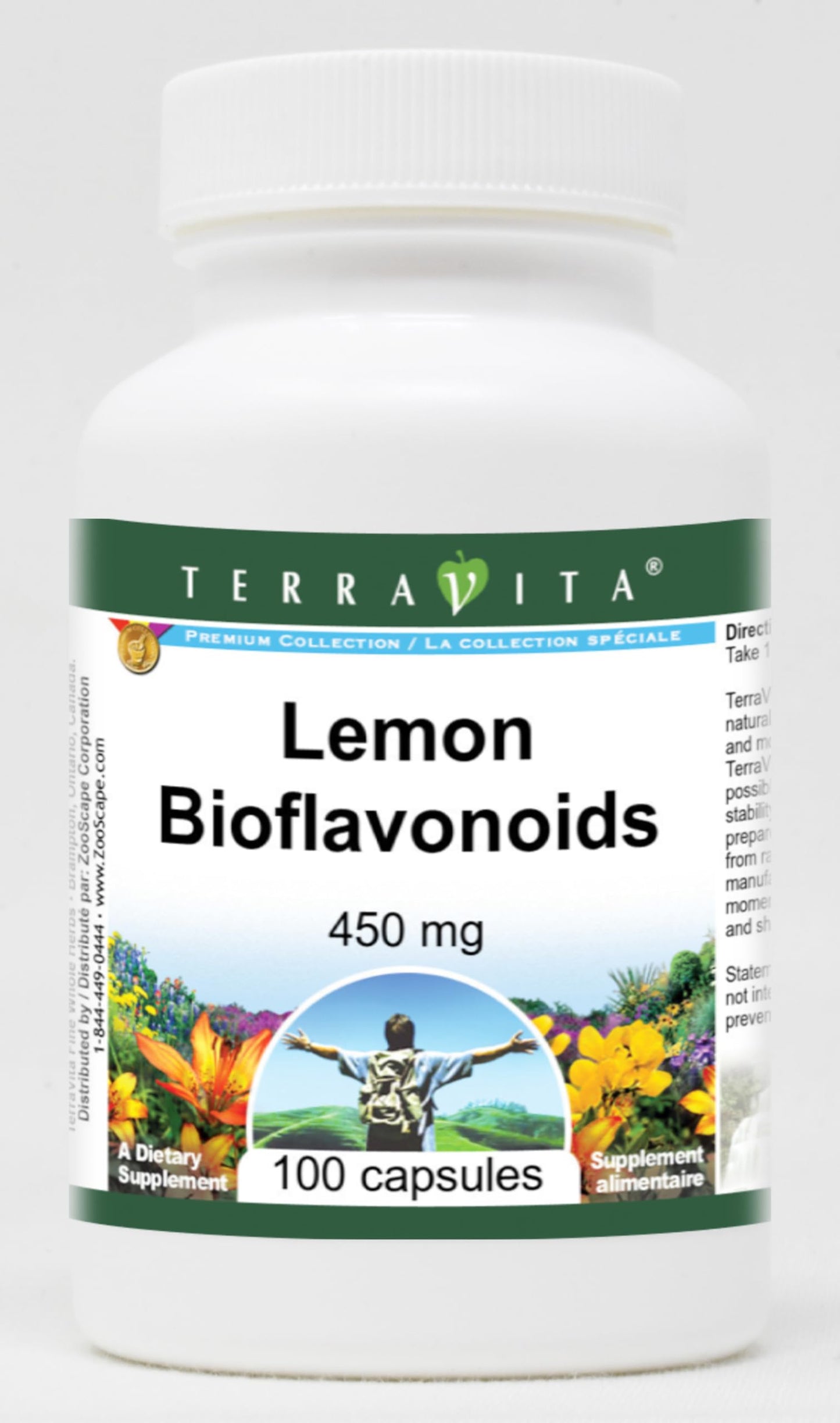Terravita Lemon Bioflavonoids - 450 mg Capsule, 300 Capsules
