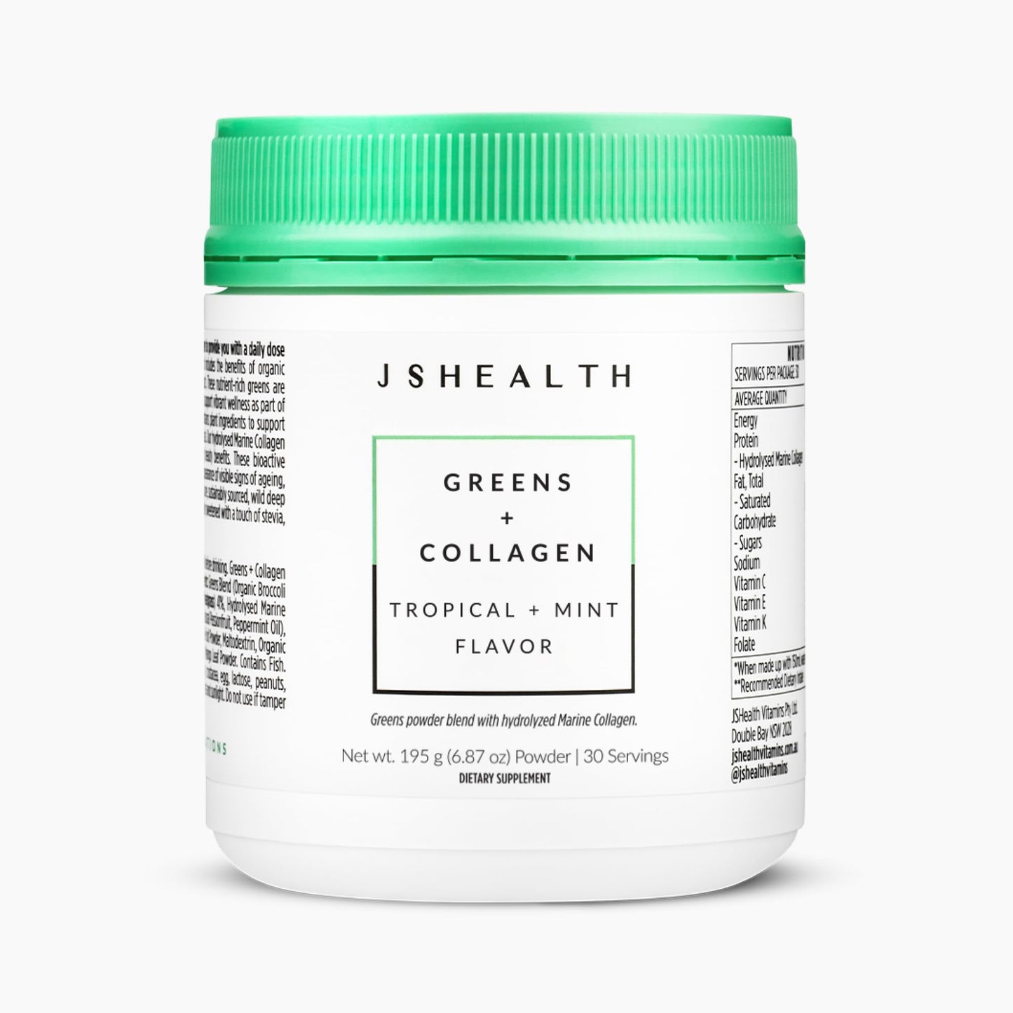 JSHealth Pure Marine Collagen Powder 195 Servings