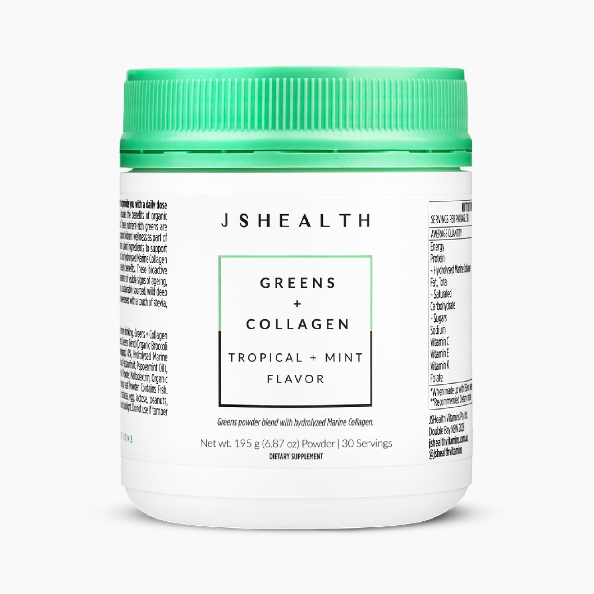 JSHealth Pure Marine Collagen Powder 195 Servings