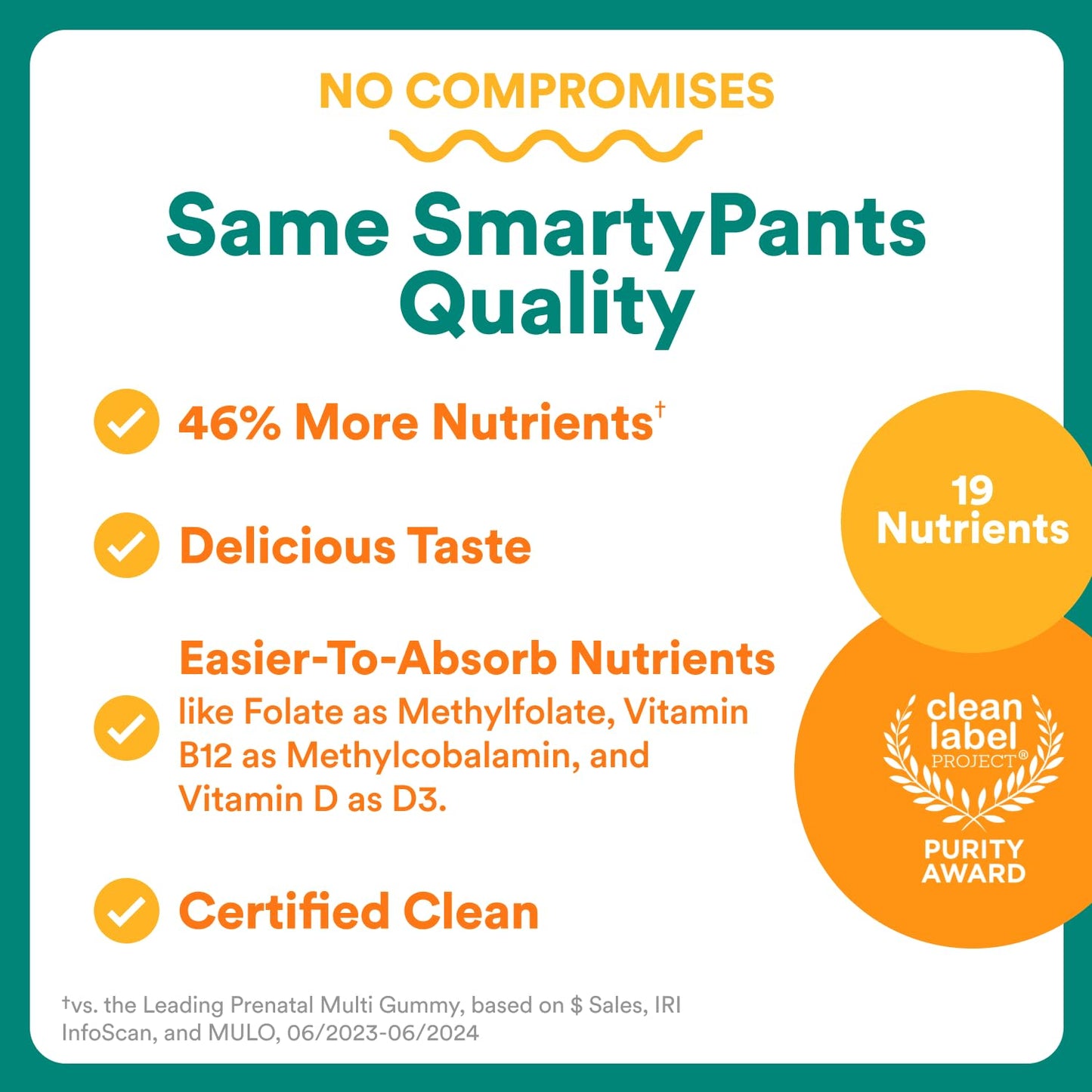 SmartyPants Prenatal Multivitamin Gummies 240 Count