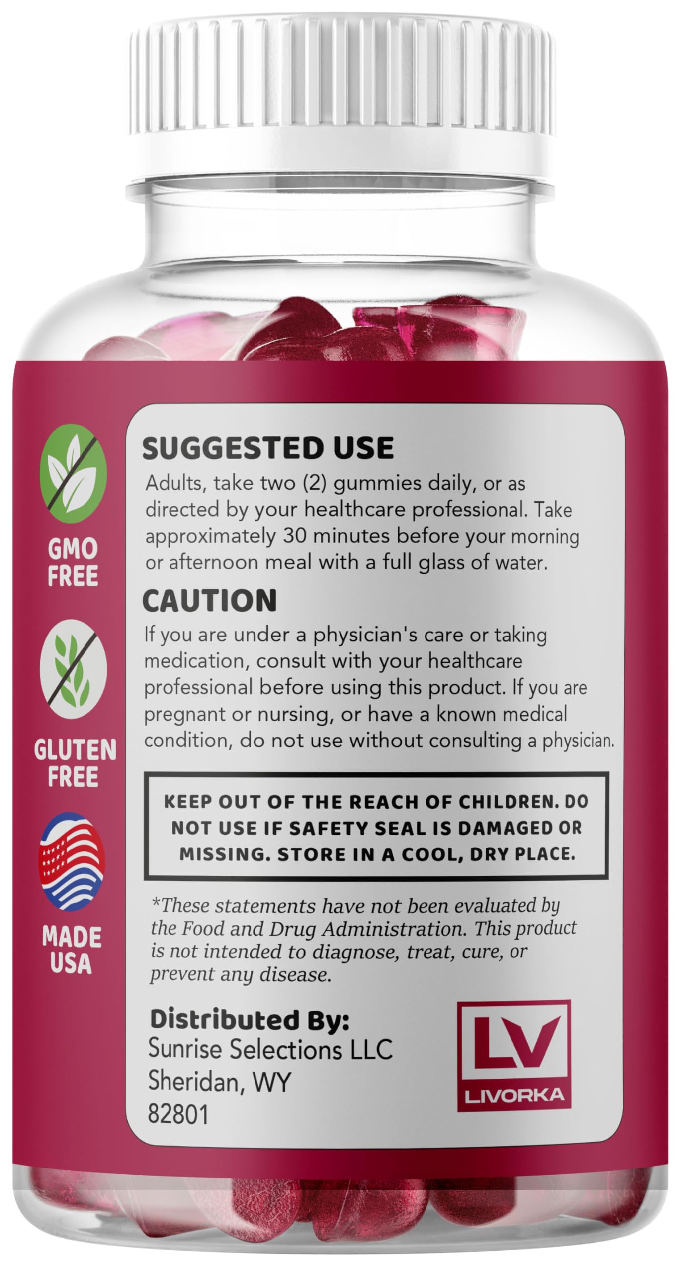 LIVORKA Eros Bites Gummies 300 Gummies