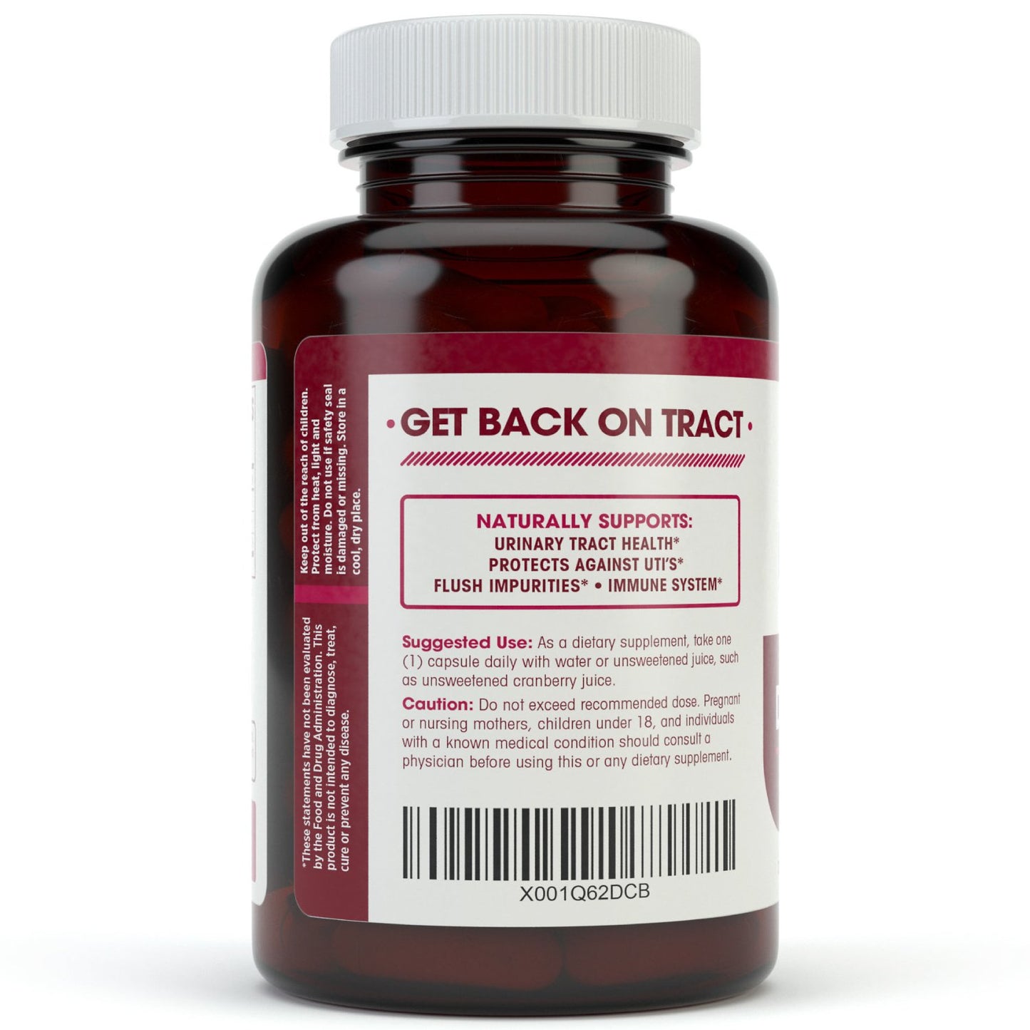 Natures Wellness D-Mannose with Cranberry Extract & Vitamin C, Veg Capsules, 60 Count