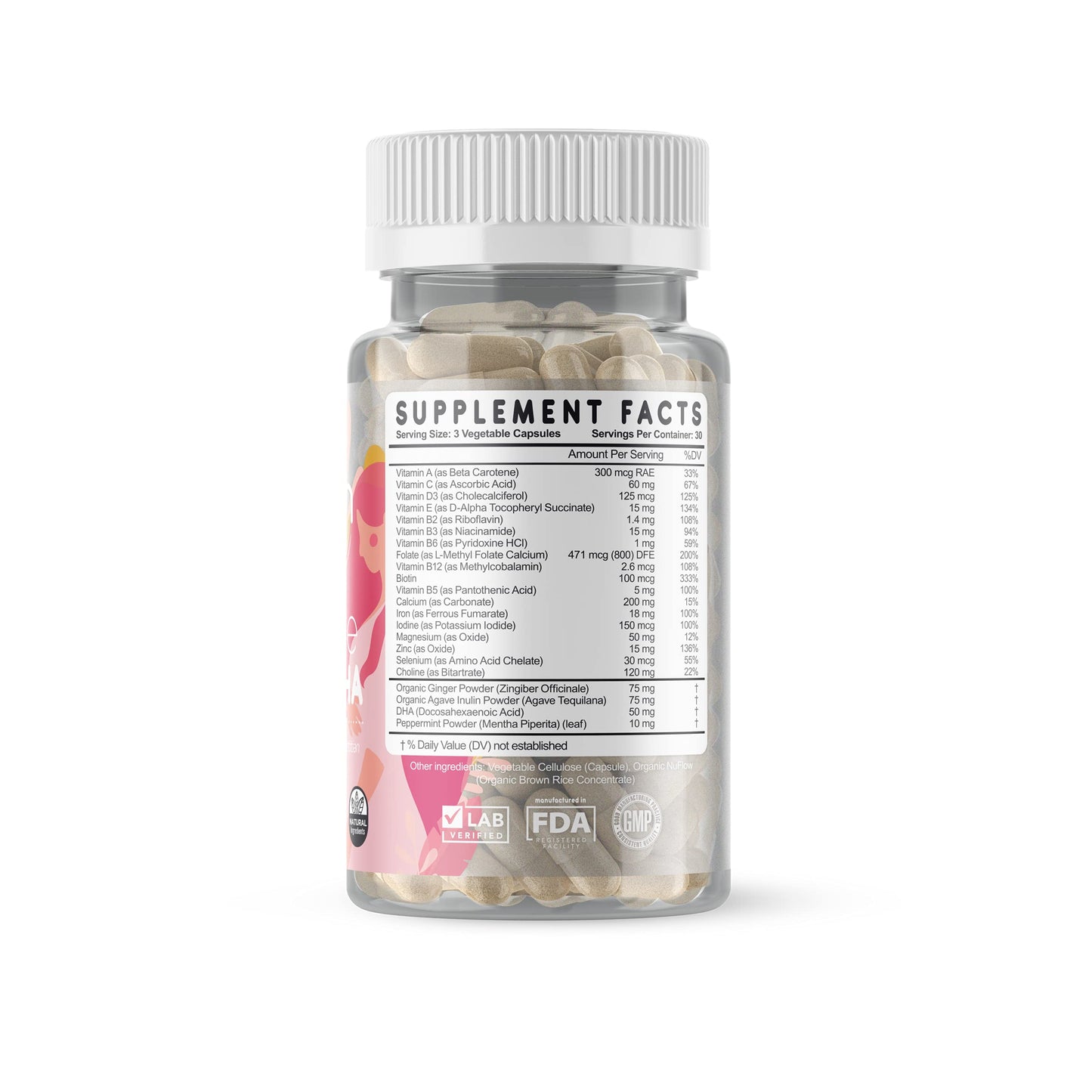 Feed Mom & Me Prenatal Vitamin + DHA Powder, 1 Count