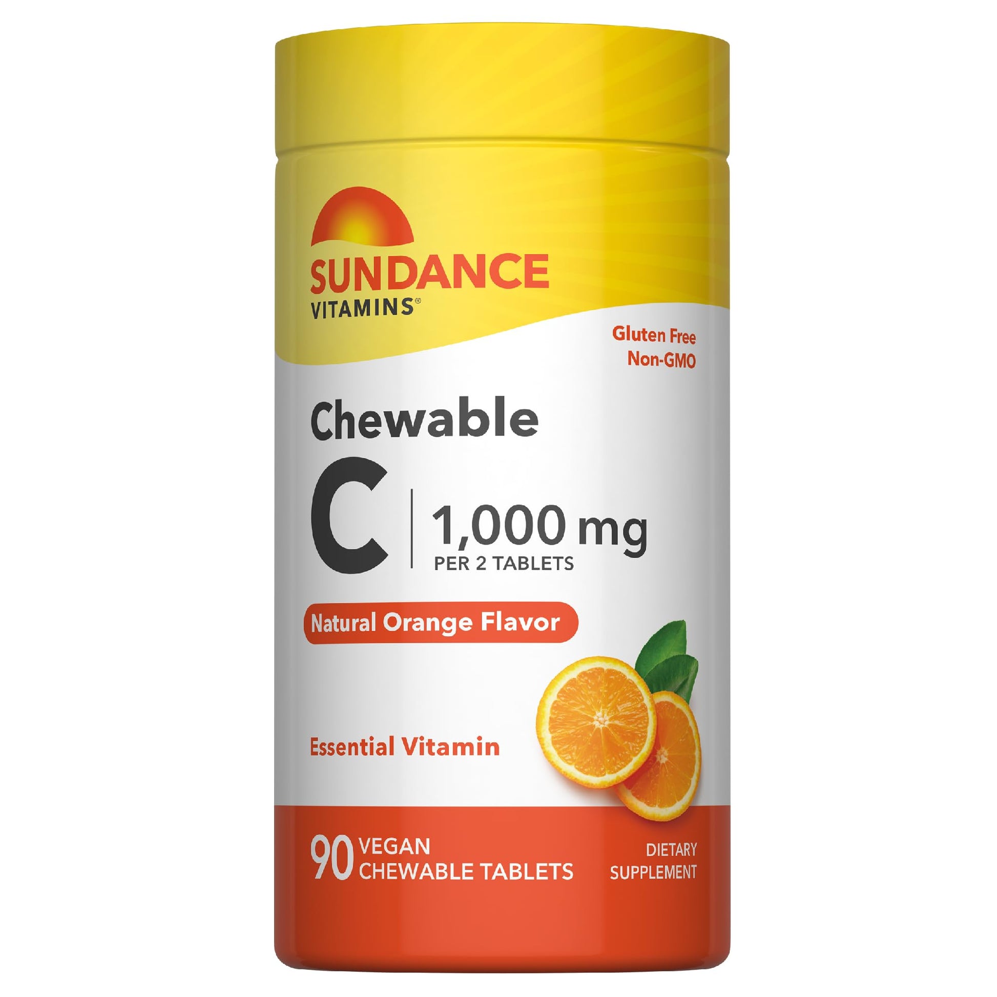 Sundance Vitamin C 1000mg Chewable Tablet, 90 Tablets