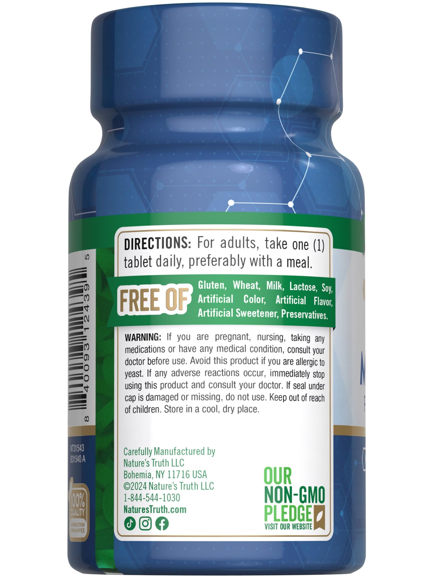 Nature's Truth Trace Minerals Supplement with Iodine Tablets, 90 Count