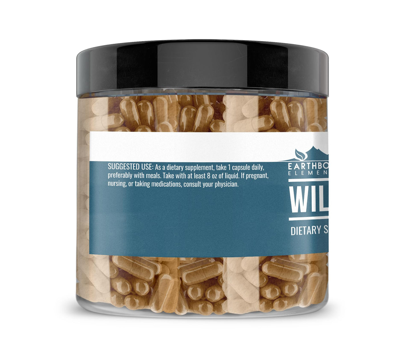 Earthborn Elements Willow Bark Extract 200 Capsules