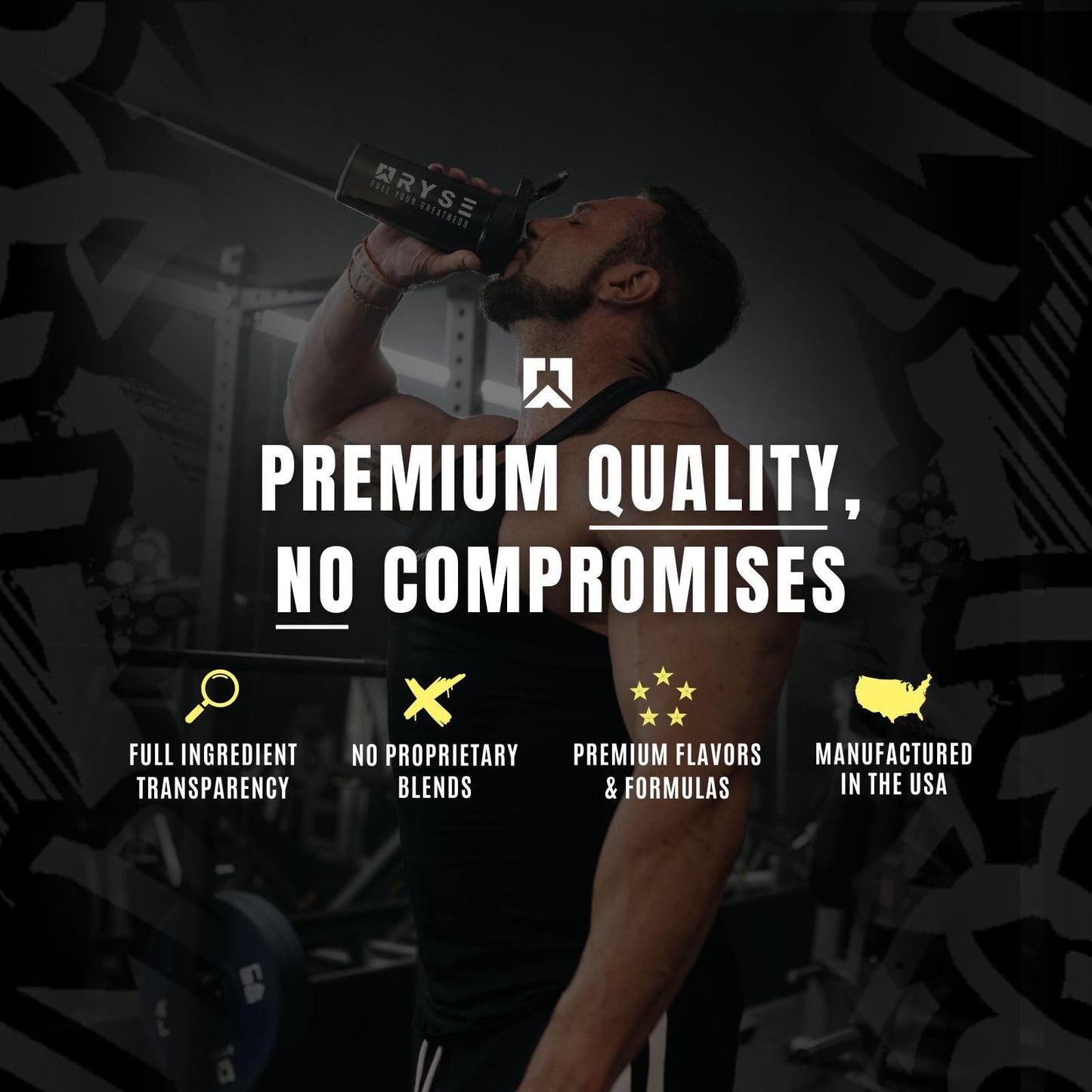 RYSE Up Supplements BCAA Focus Powder, 12.06 Ounce