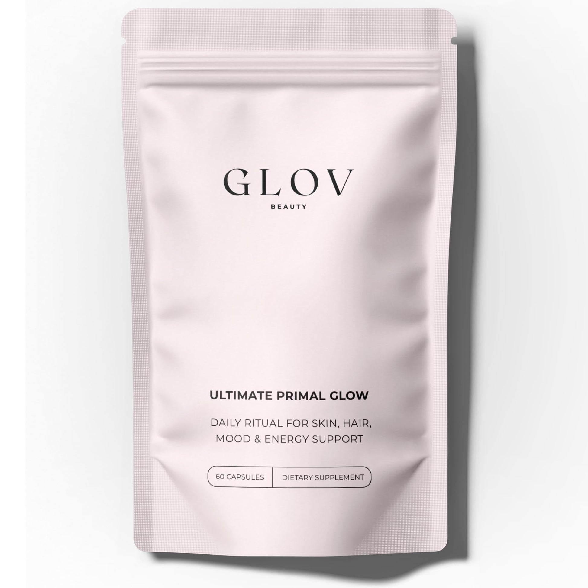 Glov Beauty Ultimate Primal Glow Grass-Fed Beef Organ Supplement Capsule, 60 Capsules