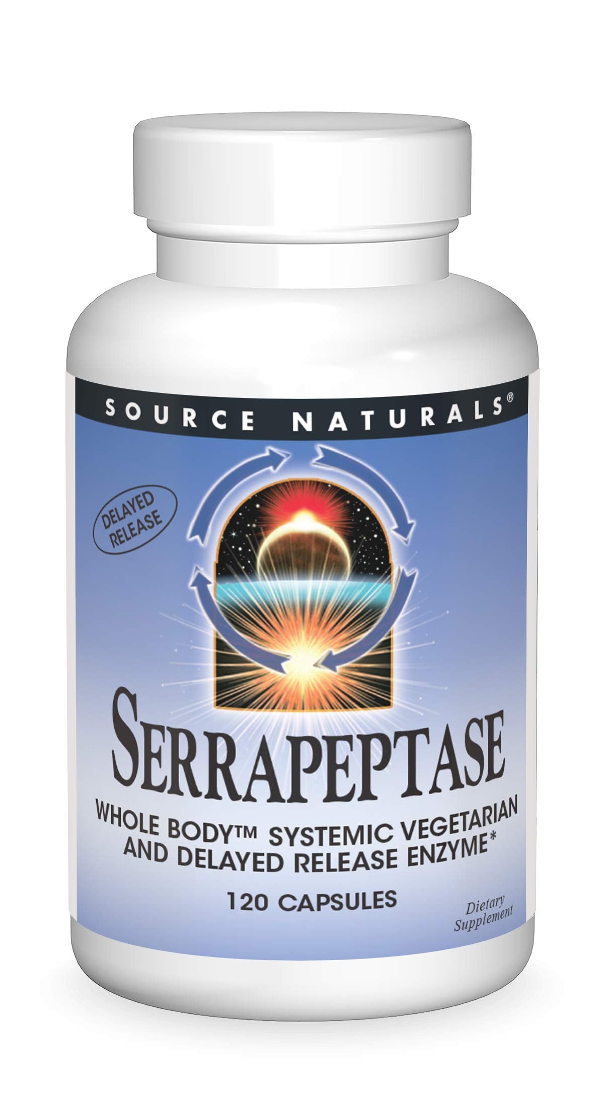 Source Naturals Serrapeptase Delayed Release Enzyme Capsule 120 Count
