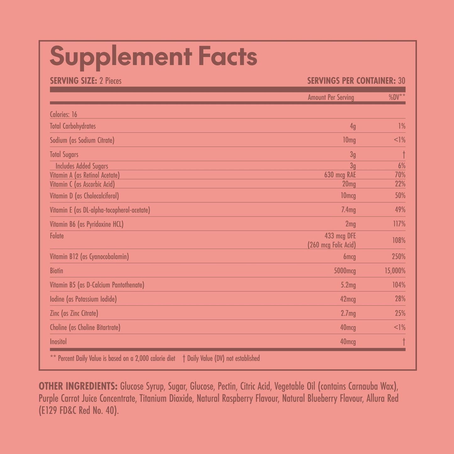 Olympian Labs Hair Vitamin Gummies 60 Count