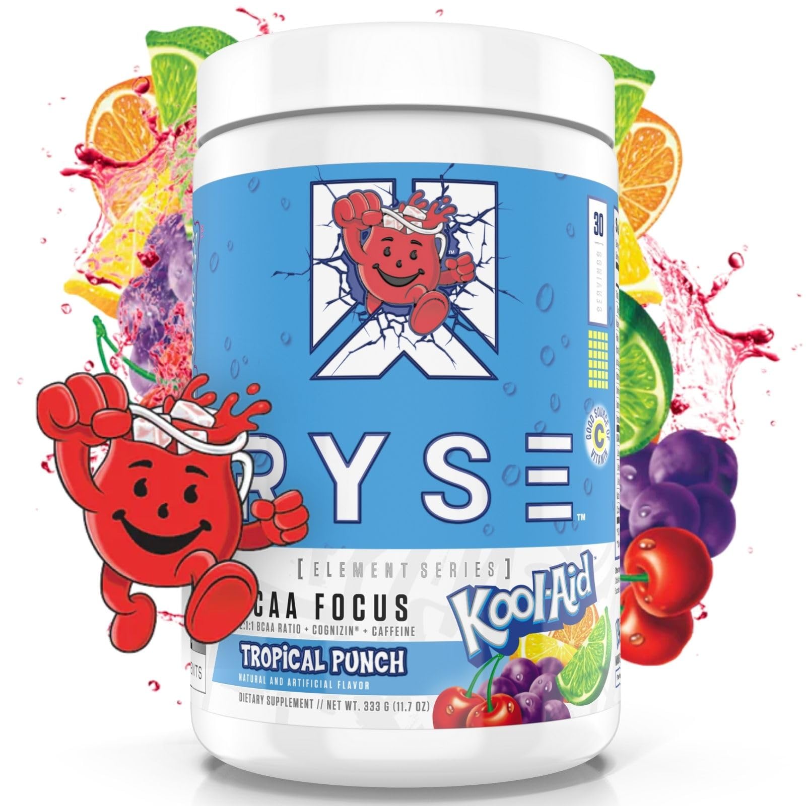 RYSE Up Supplements BCAA Focus Powder 12.06 oz