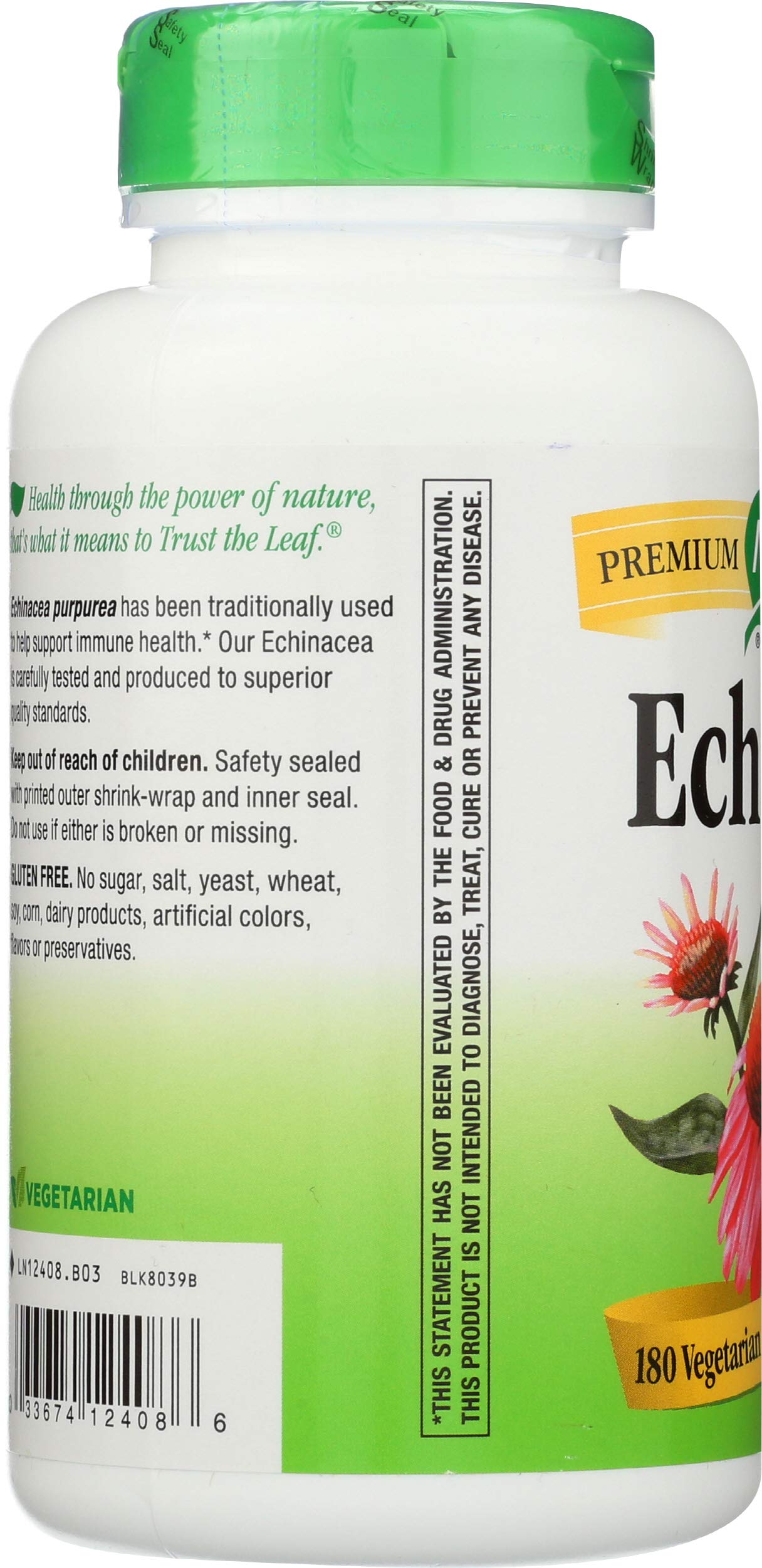 Nature's Way Echinacea Herb 400 mg Capsule 180