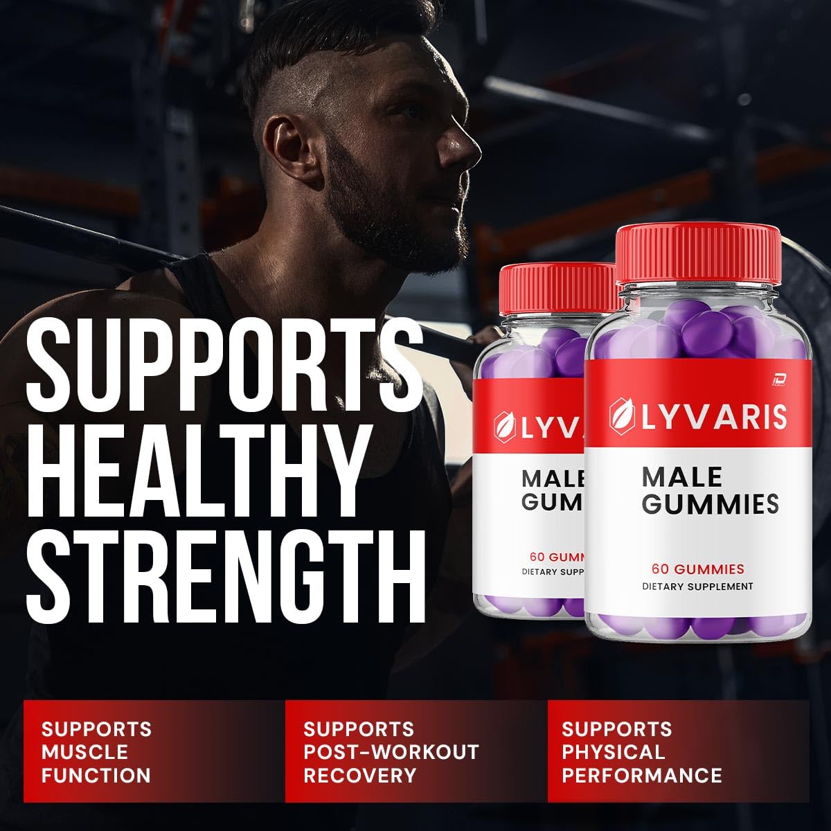 Indelo Lyvaris Gummies – Livaris Gummy Advanced Formula Extra Strength Natural Blend, 60 Gummies