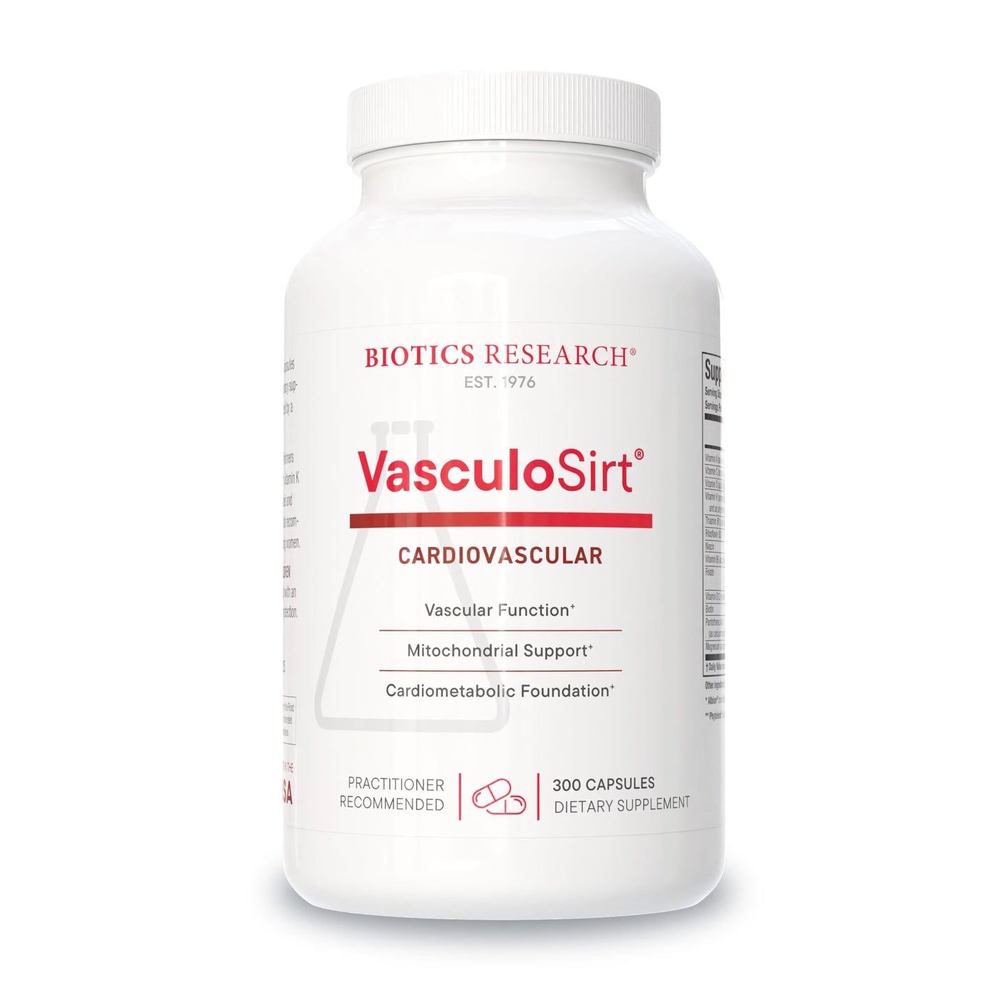 Biotics Research VasculoSirt® 300 Capsules