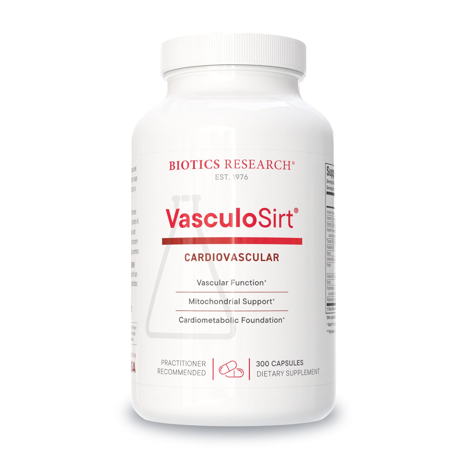 Biotics Research VasculoSirt® 300 Capsules