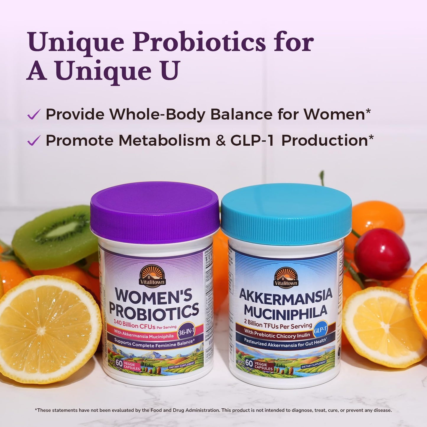 Vitalitown Probiotics for Women Capsules, 60 Count
