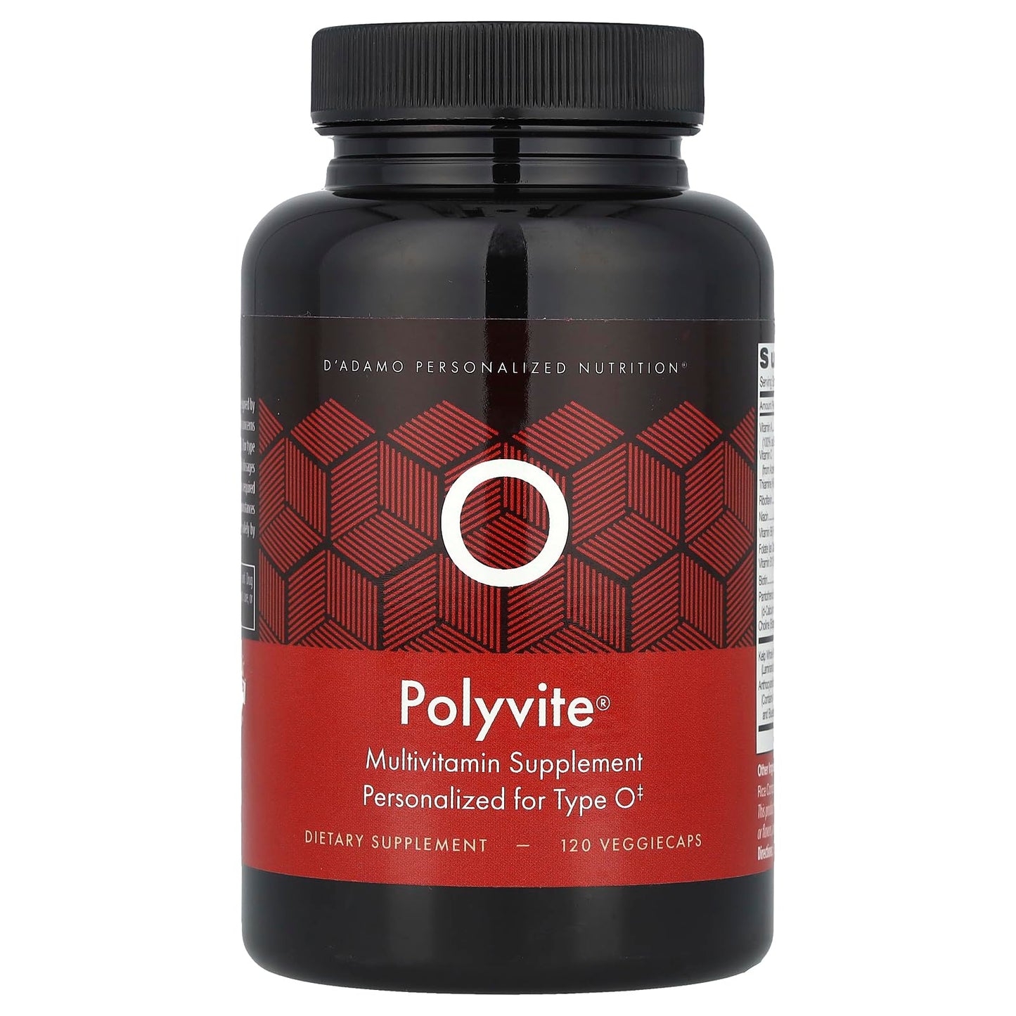 D'Adamo Personalized Nutrition Polyvite O Capsules 120
