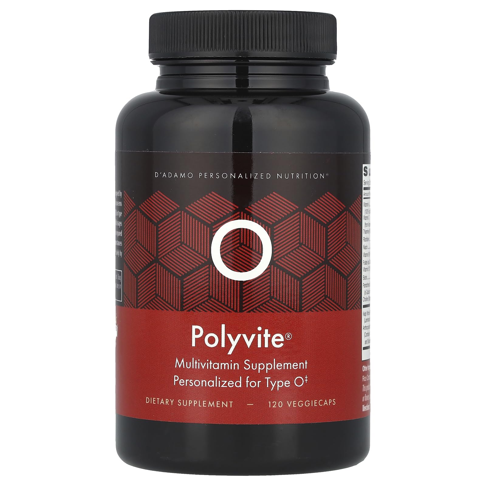 D'Adamo Personalized Nutrition Polyvite O Capsules 120