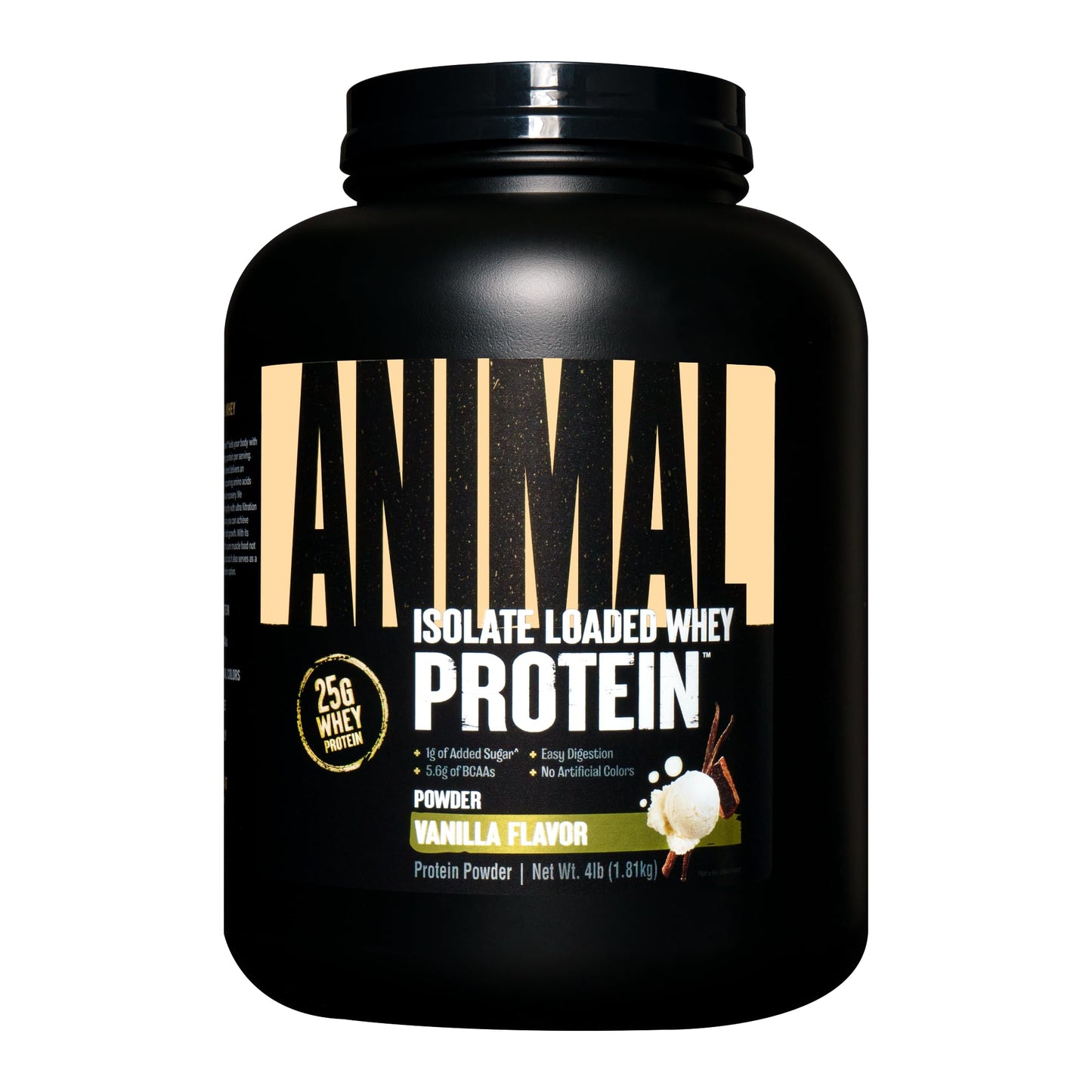 Animal Whey Isolate Protein Powder, 1 Count