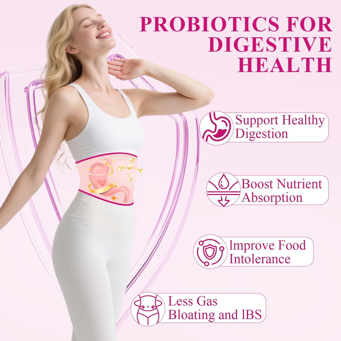Deepure Probiotics and Prebiotics for Women Capsules, 60 Count