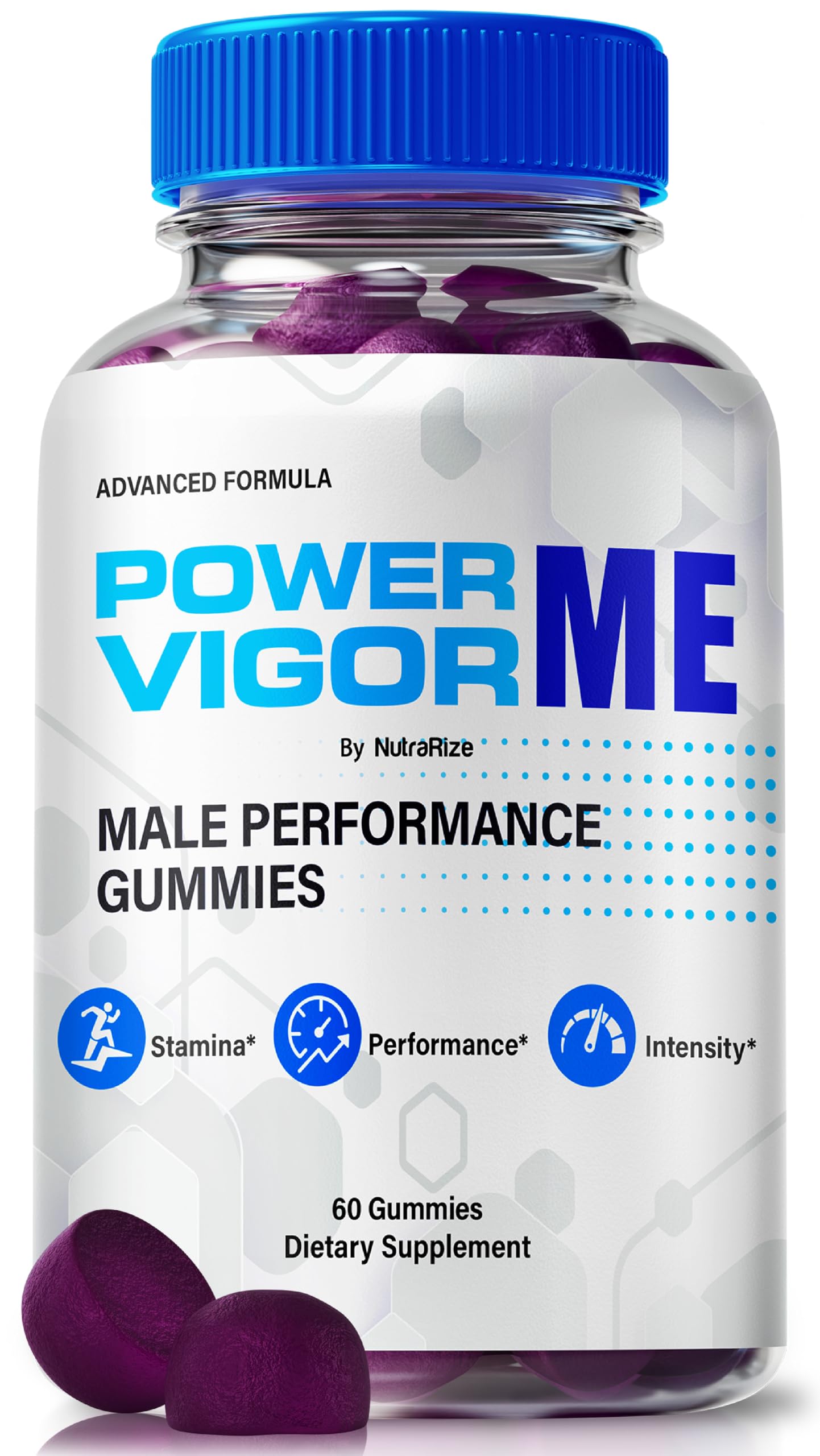 NutraRize Power Vigor ME Gummies for Men, 60 Gummies