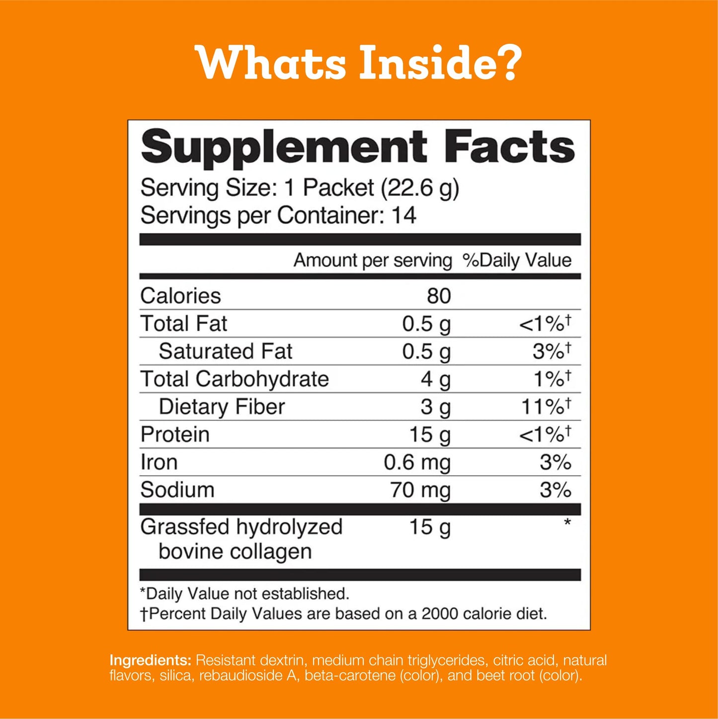 Dr. Kellyann Collagen Cooler Orange Creamsicle Powder 11.2 oz