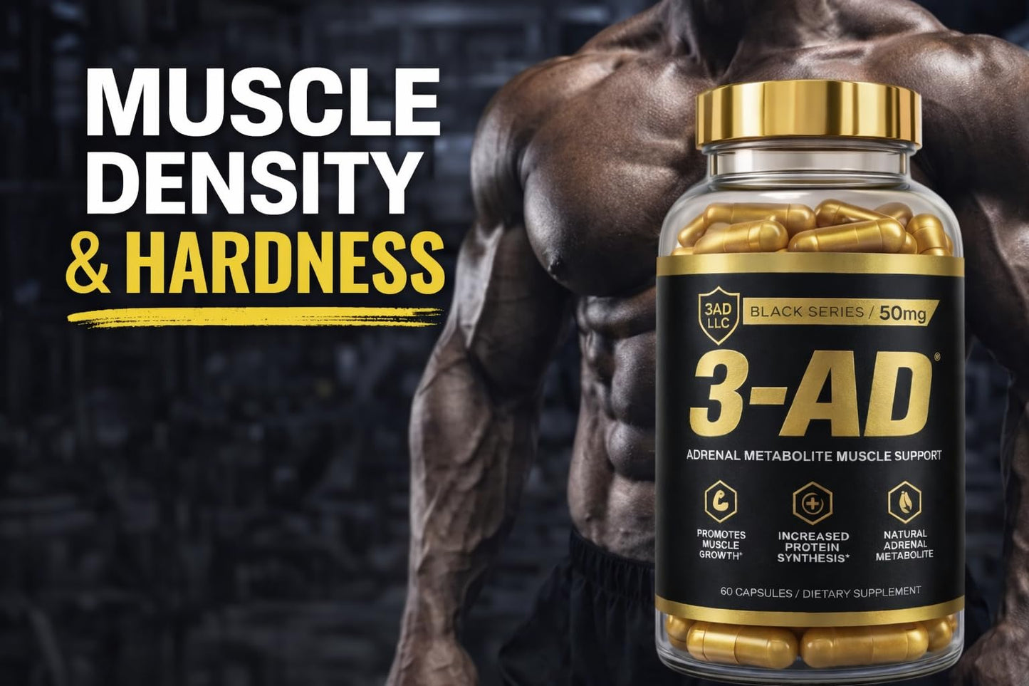 3AD LLC 3-AD Black Series Capsules 60