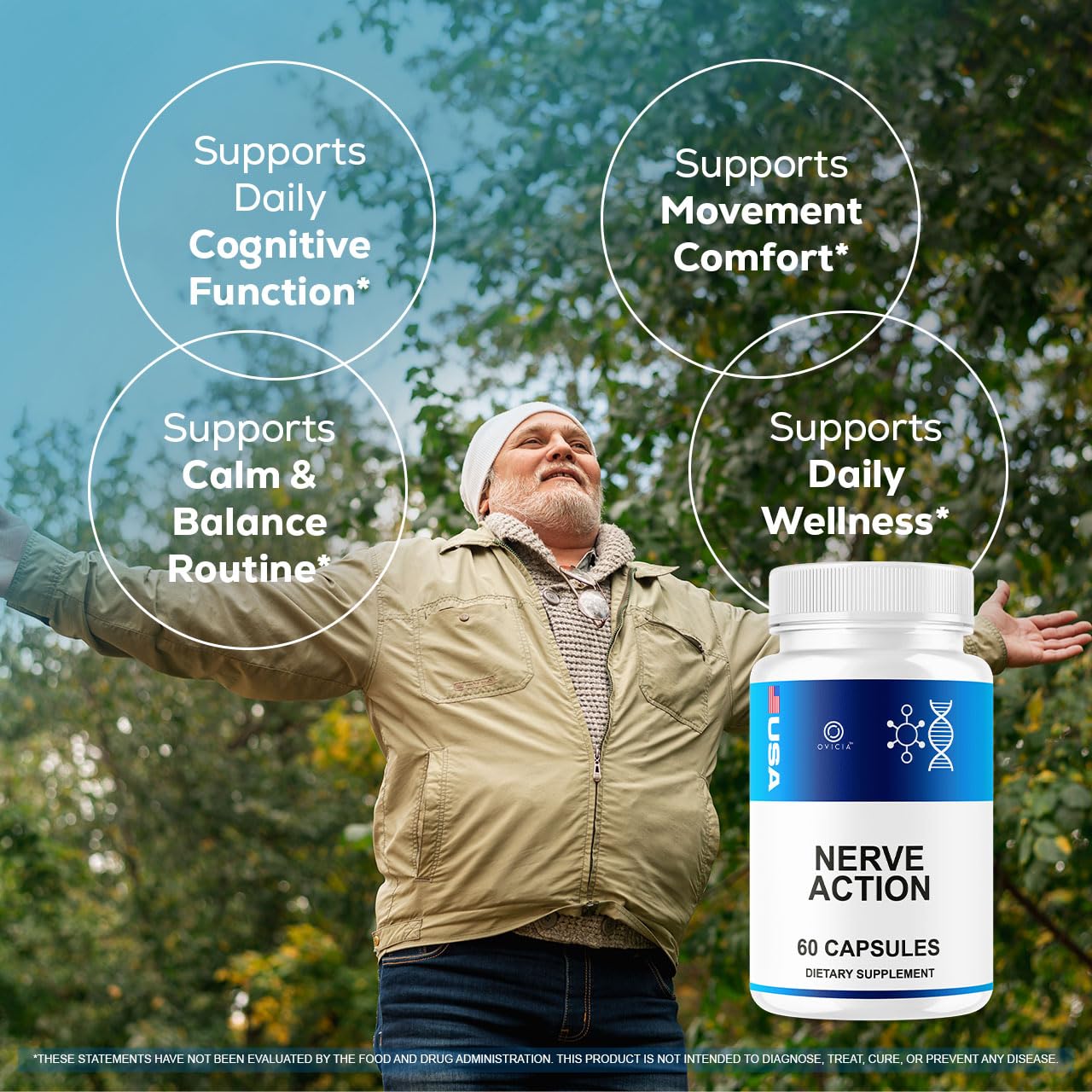 OVICIA NerveAction Capsules 60 Capsules