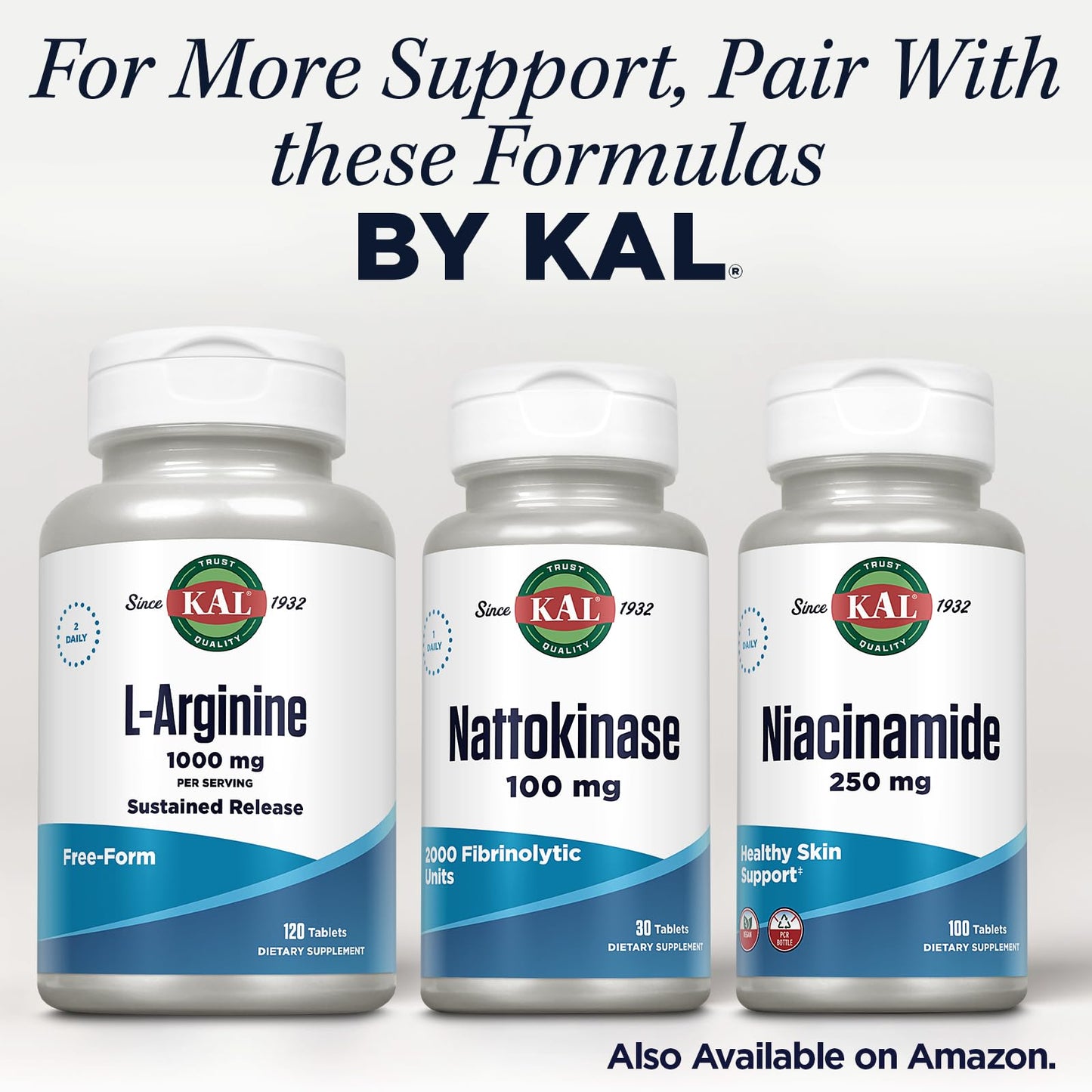 KAL Nattokinase 100 mg Tablets, 30 Count