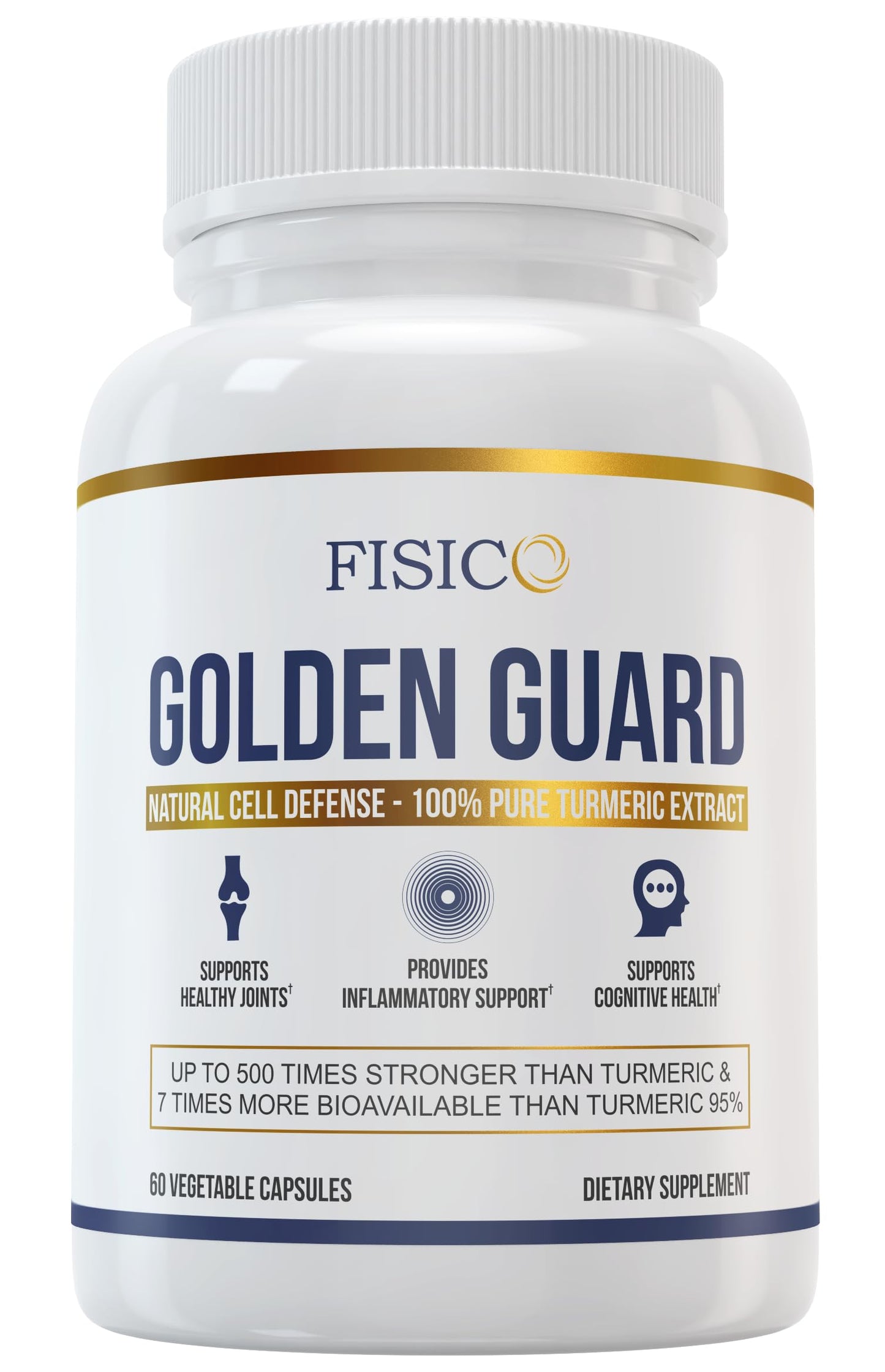 Golden Guard Fisico Turmeric Extract, 60 Capsules
