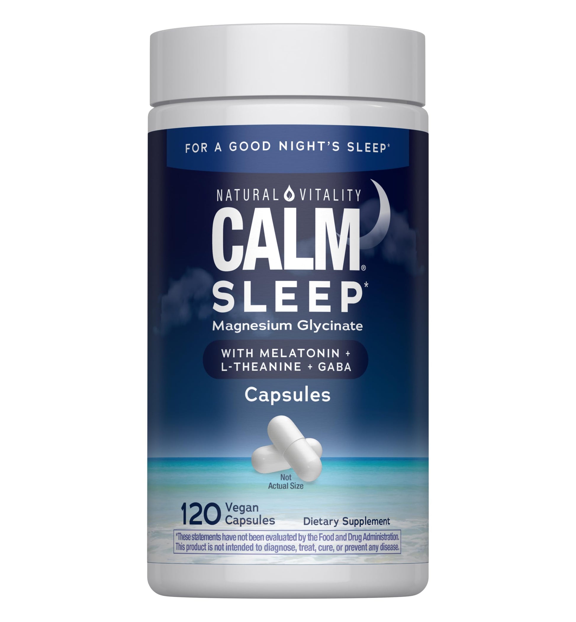 Natural Vitality Calm Sleep Capsules 120