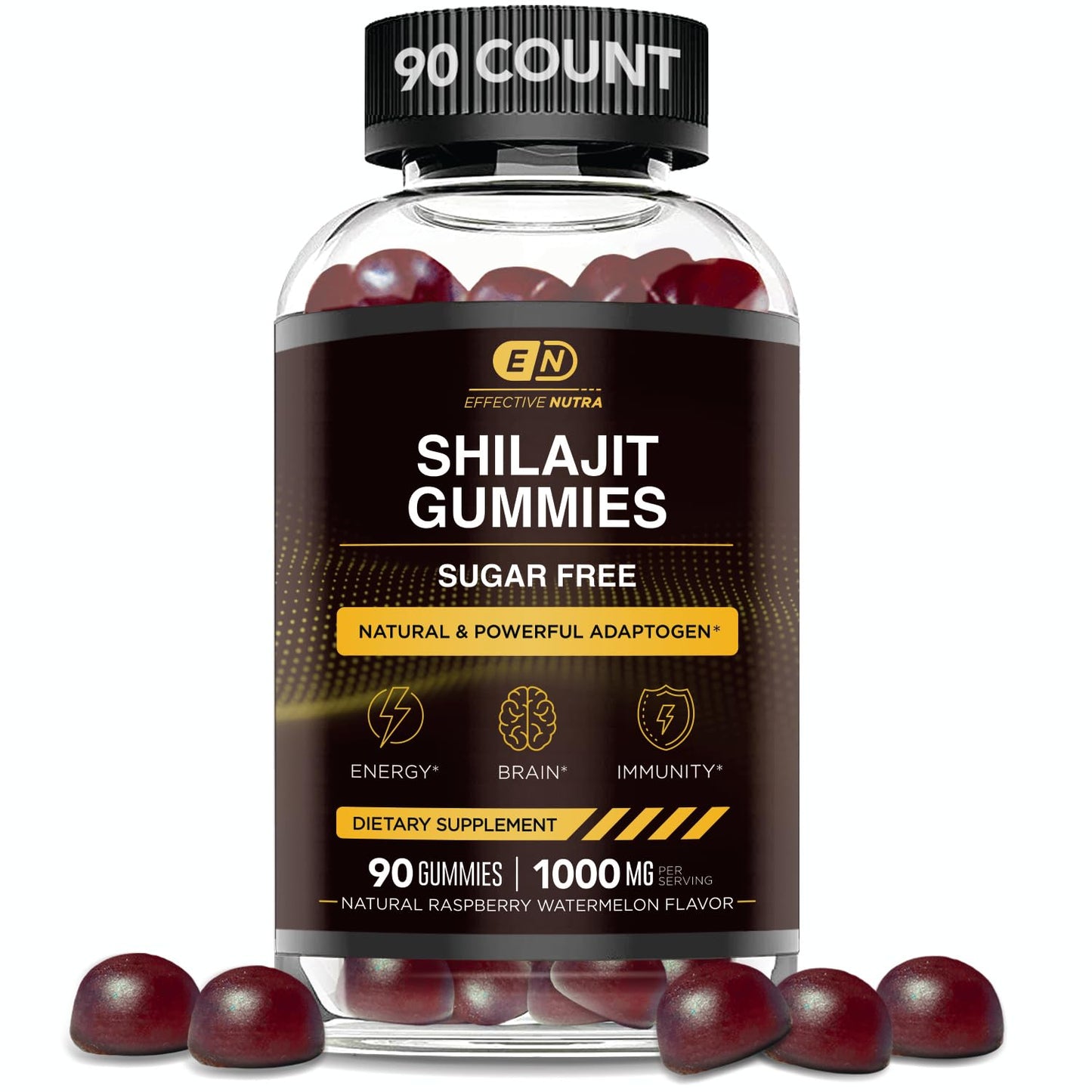 Effective Nutra Shilajit Gummies 1000mg, 90 Count