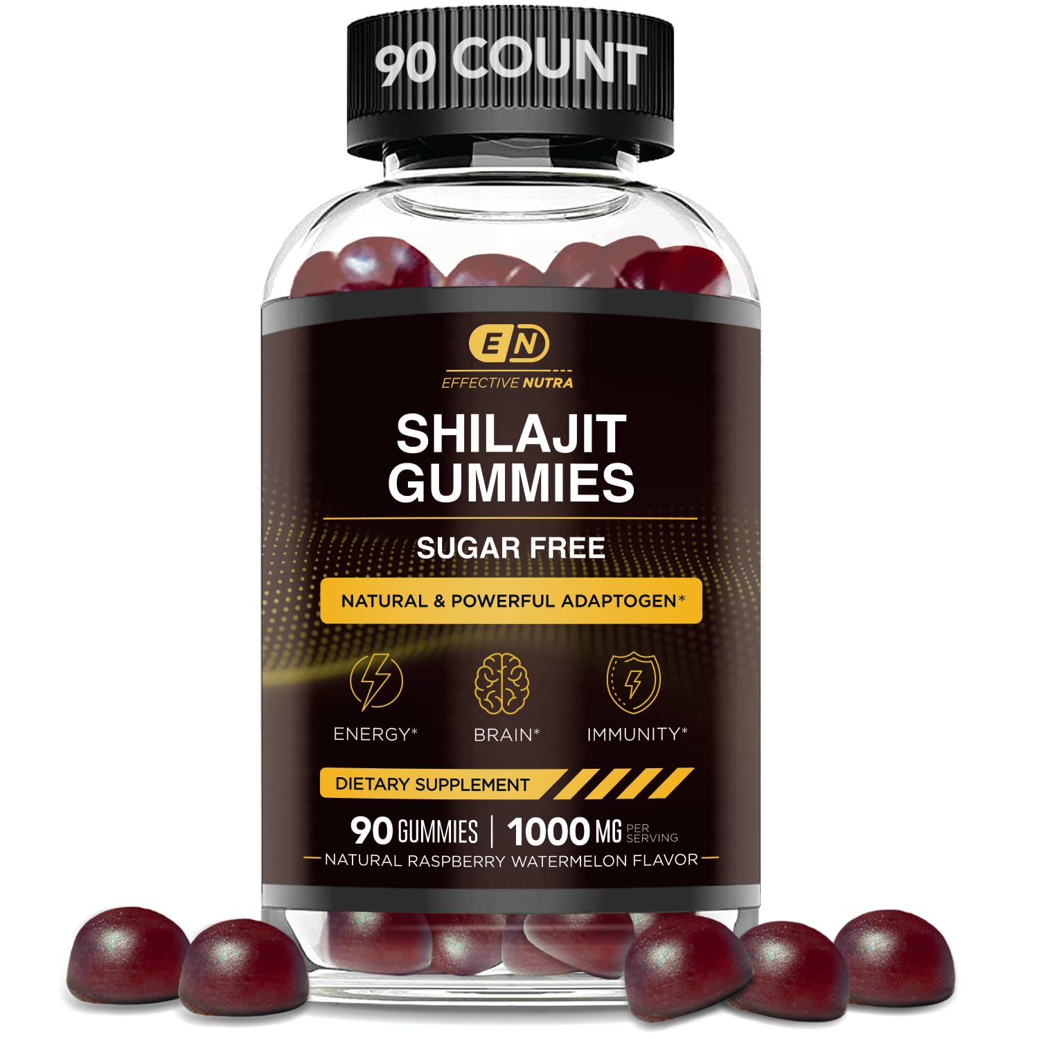Effective Nutra Shilajit Gummies 1000mg, 90 Count