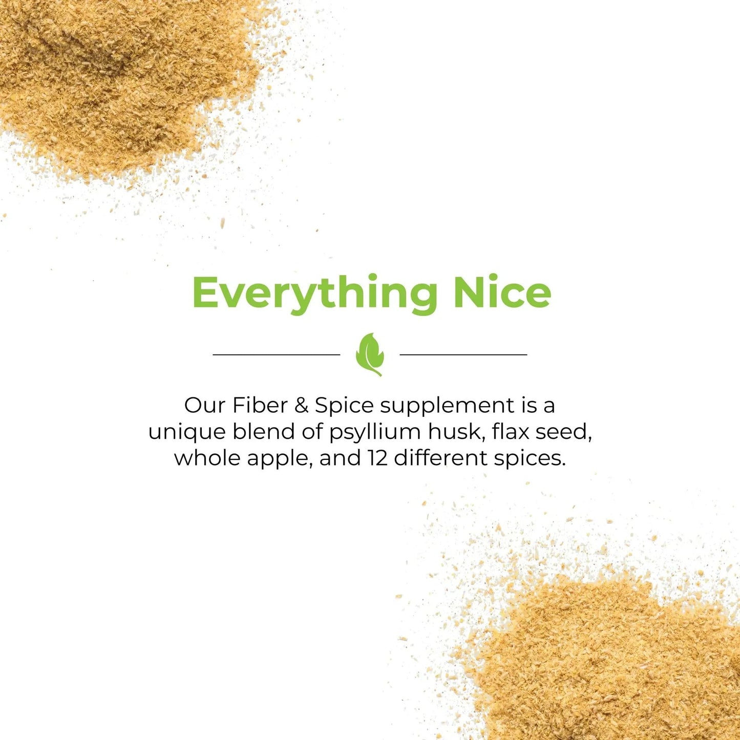 Balance of Nature Fiber & Spice, Psyllium, Flax & Turmeric Powder, 14 oz