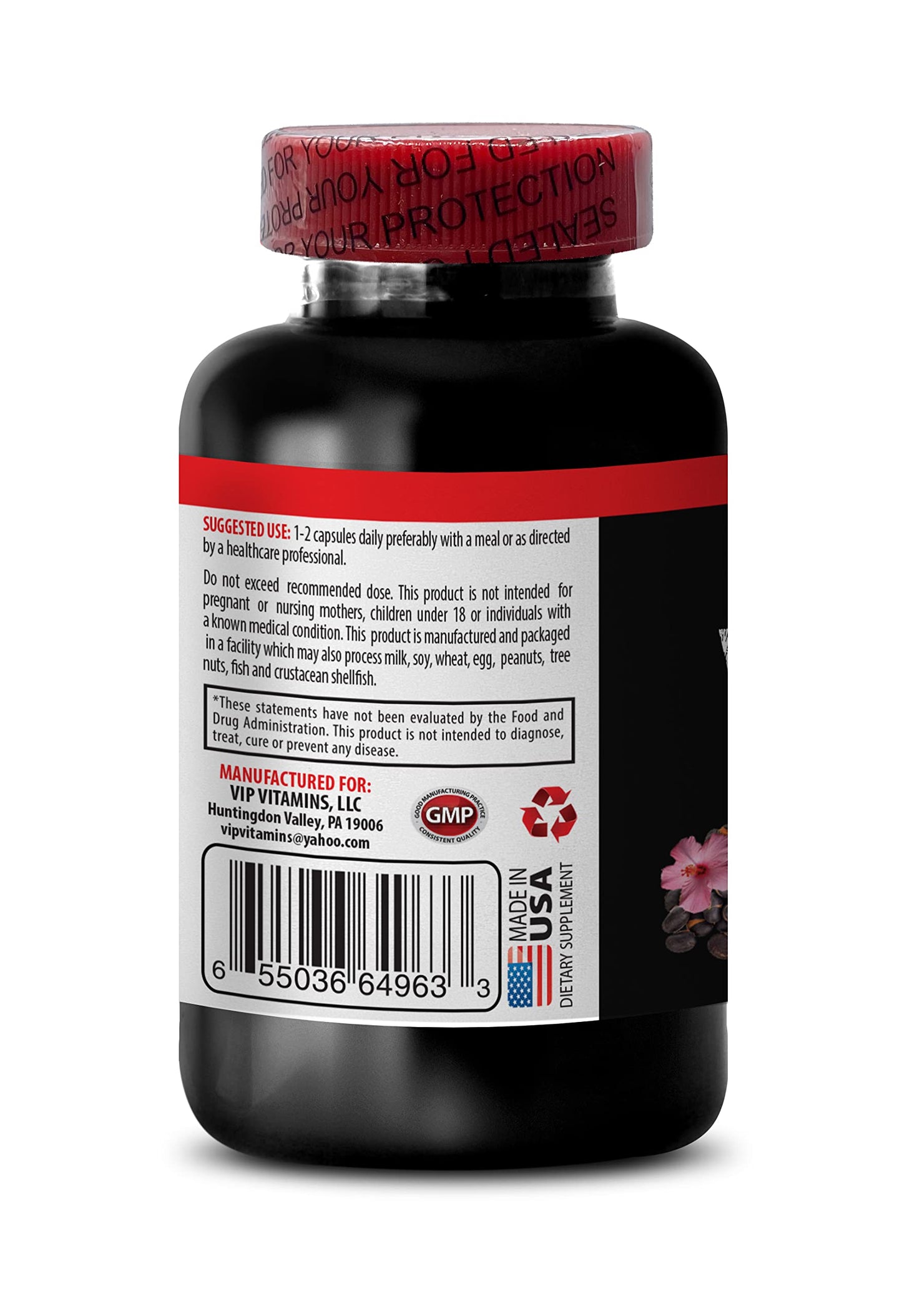 VIP VITAMINS Mucuna Pruriens Extract Velvet Beans Capsules 120 Capsules